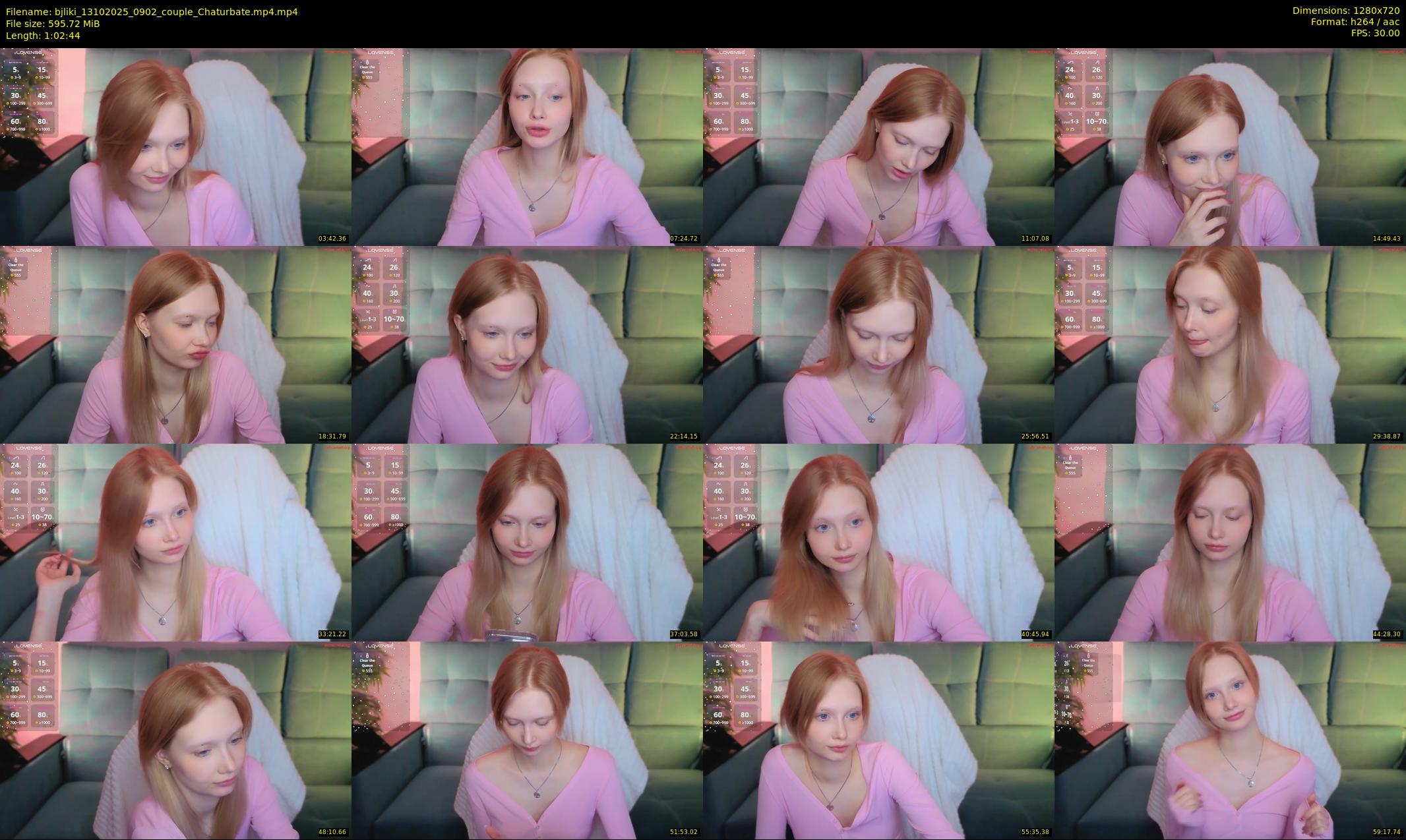 bjliki — 63 minute Chaturbate couple cam show recording, 720p, Oct 13, 2025