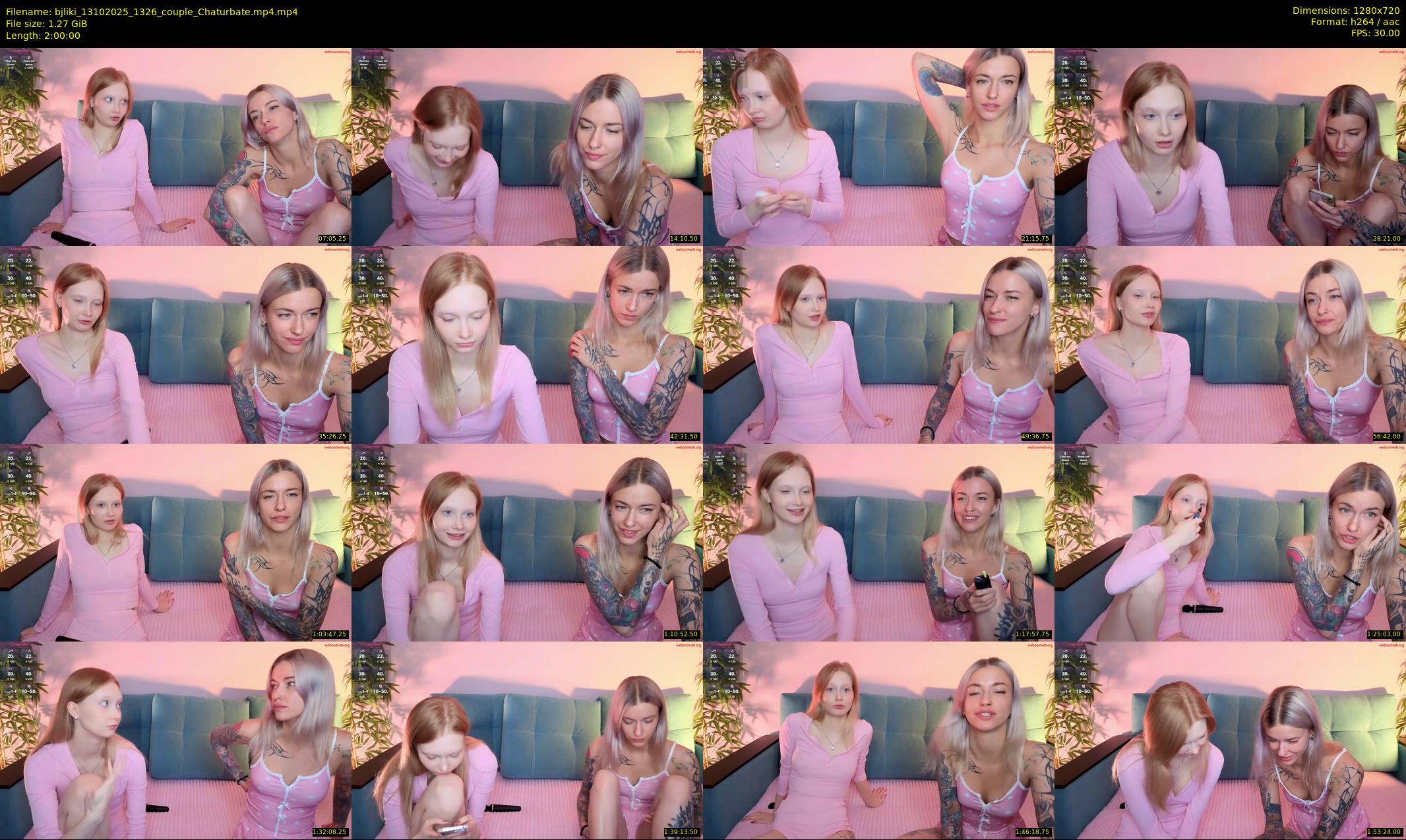 bjliki — 120 minute Chaturbate couple cam show recording, 720p, Oct 13, 2025