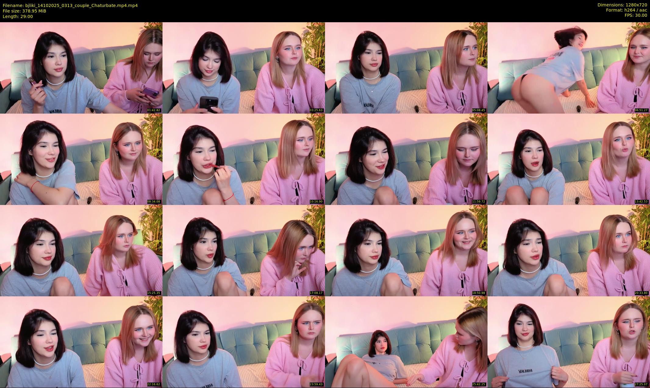 bjliki — 29 minute Chaturbate couple cam show recording, 720p, Oct 14, 2025