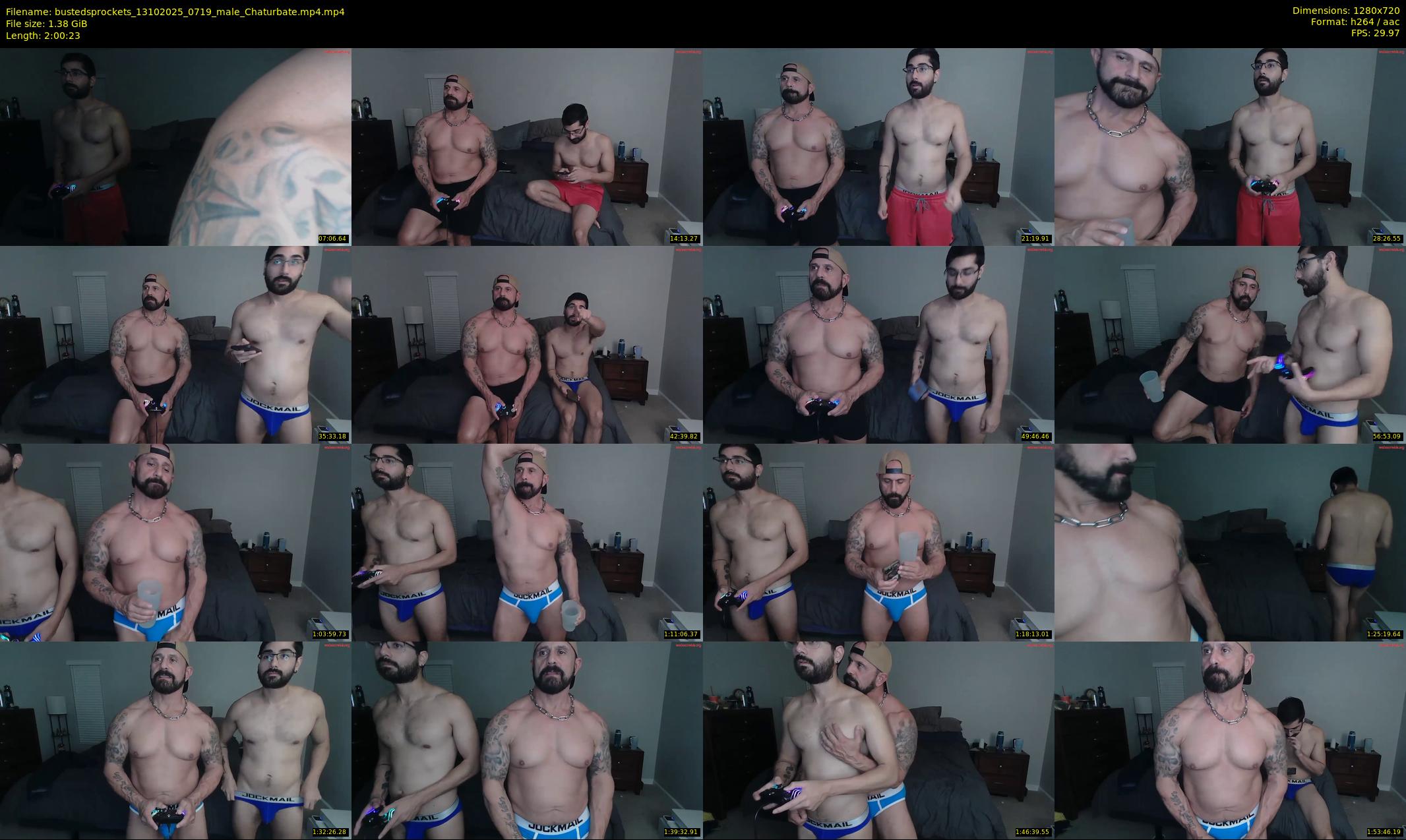 bustedsprockets — 121 minute Chaturbate male cam show recording, 720p, Oct 13, 2025