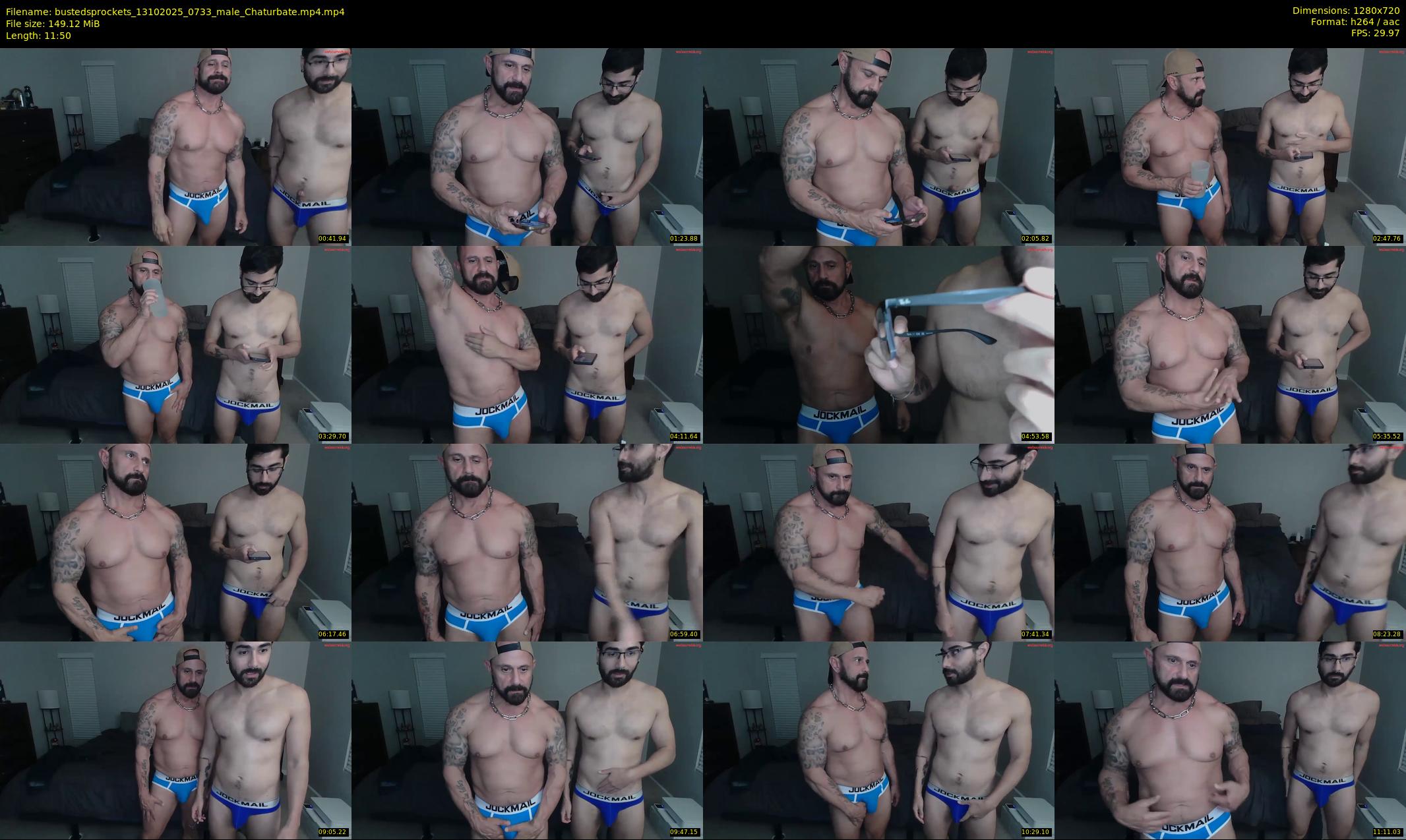 bustedsprockets — 12 minute Chaturbate male cam show recording, 720p, Oct 13, 2025
