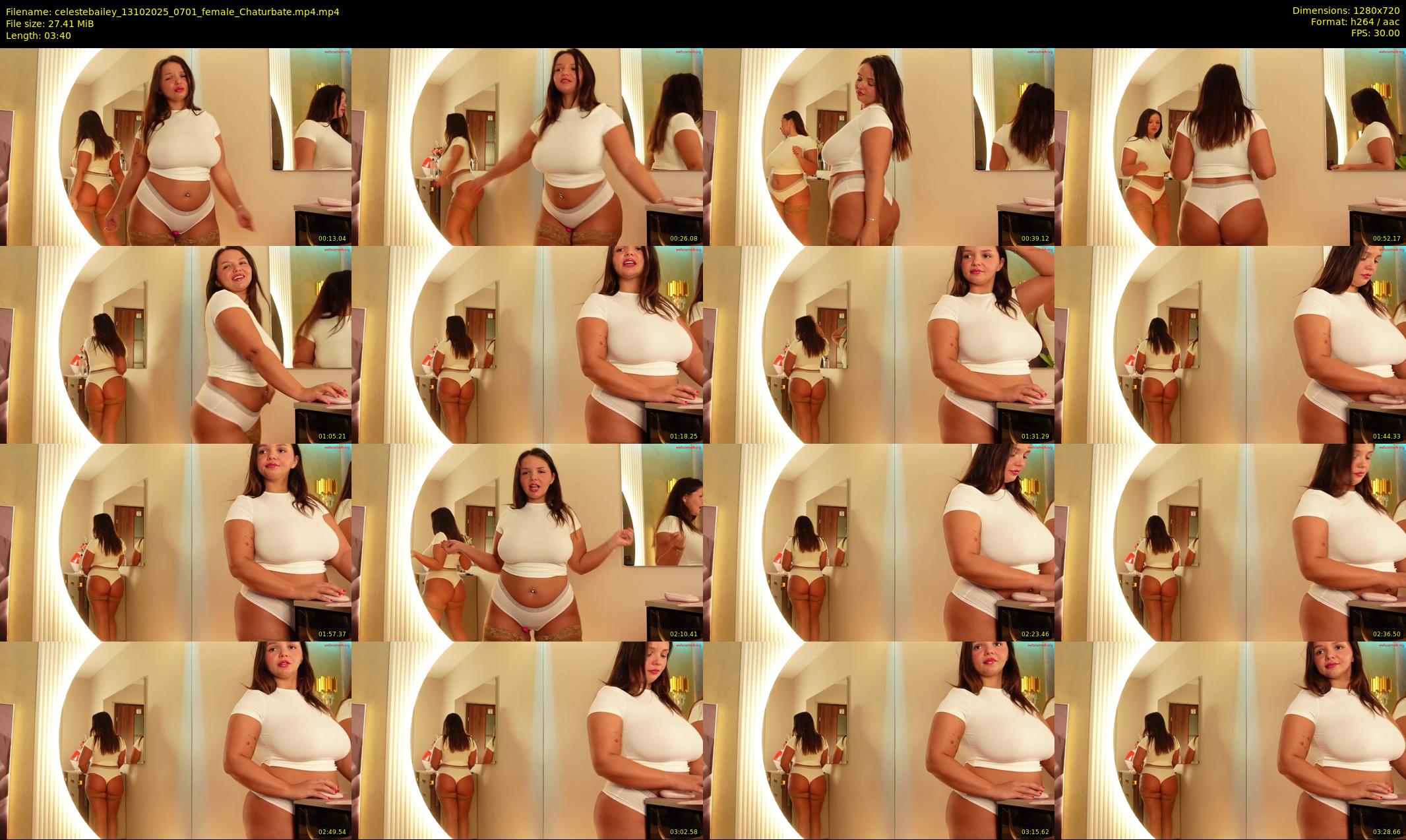 celestebailey — 4 minute Chaturbate female cam show recording, 720p, Oct 13, 2025