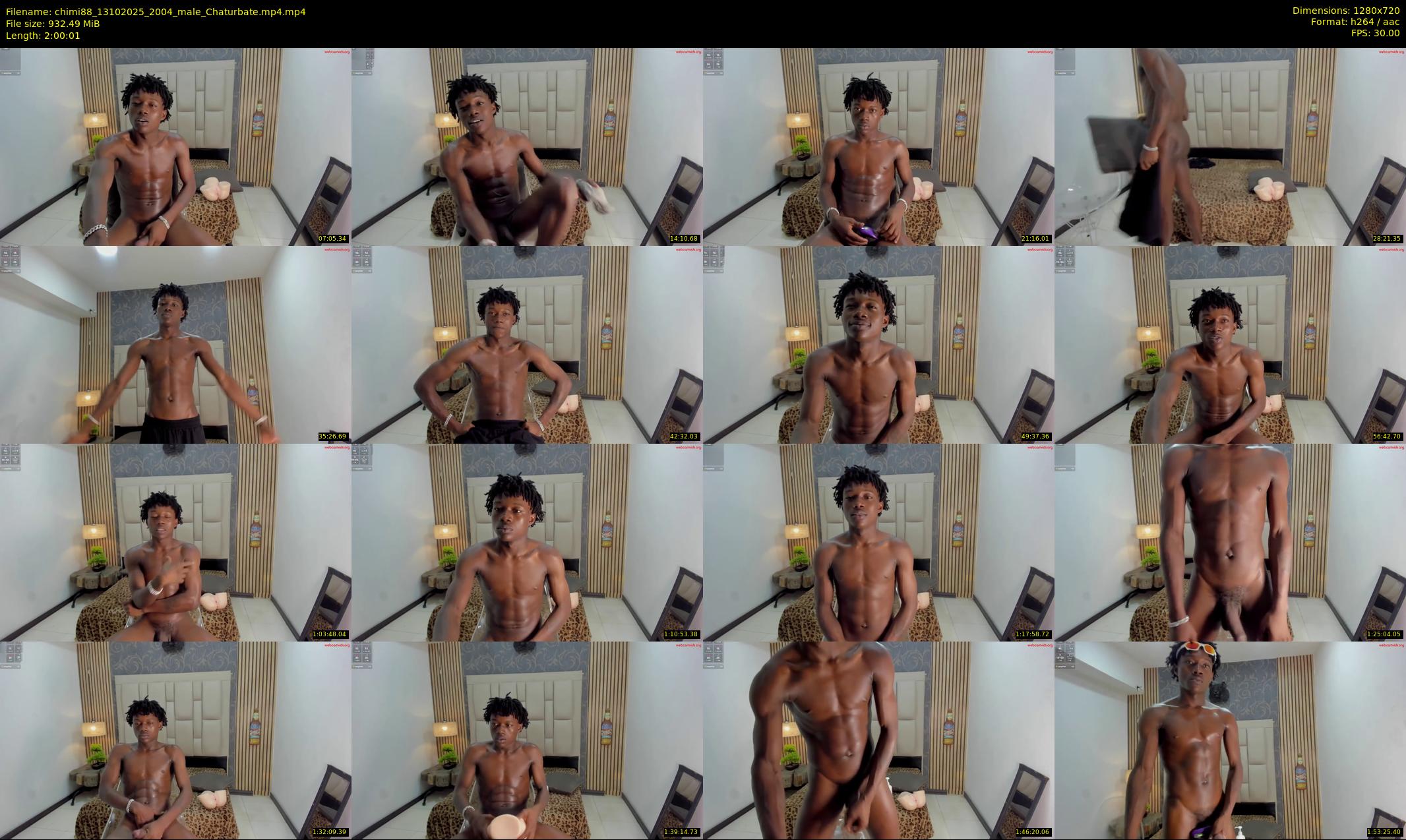 chimi88 — 121 minute Chaturbate male cam show recording, 720p, Oct 13, 2025