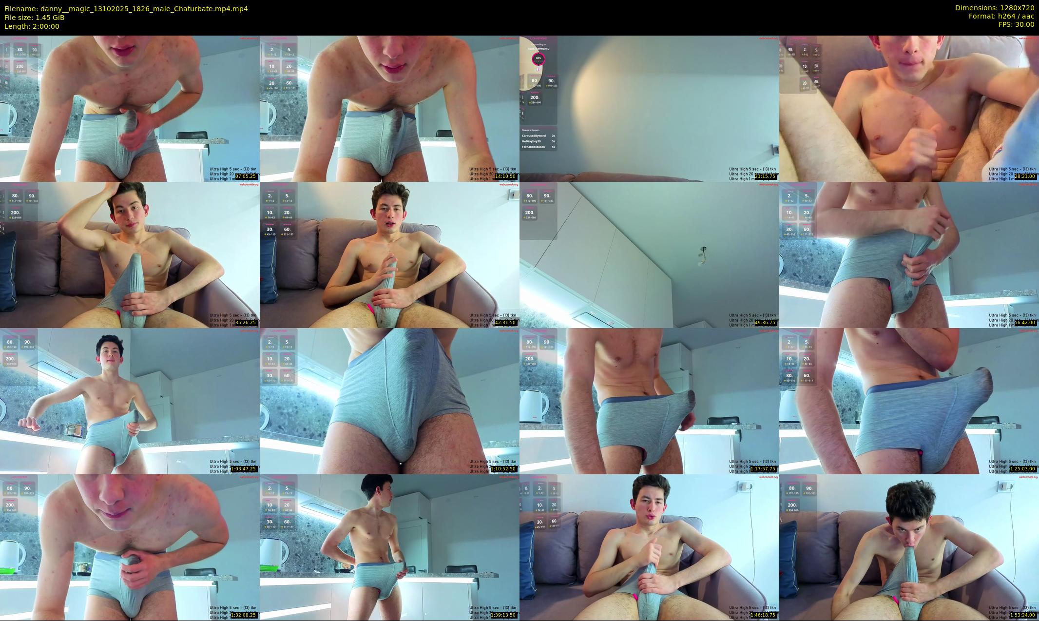 danny__magic — 120 minute Chaturbate male cam show recording, 720p, Oct 13, 2025