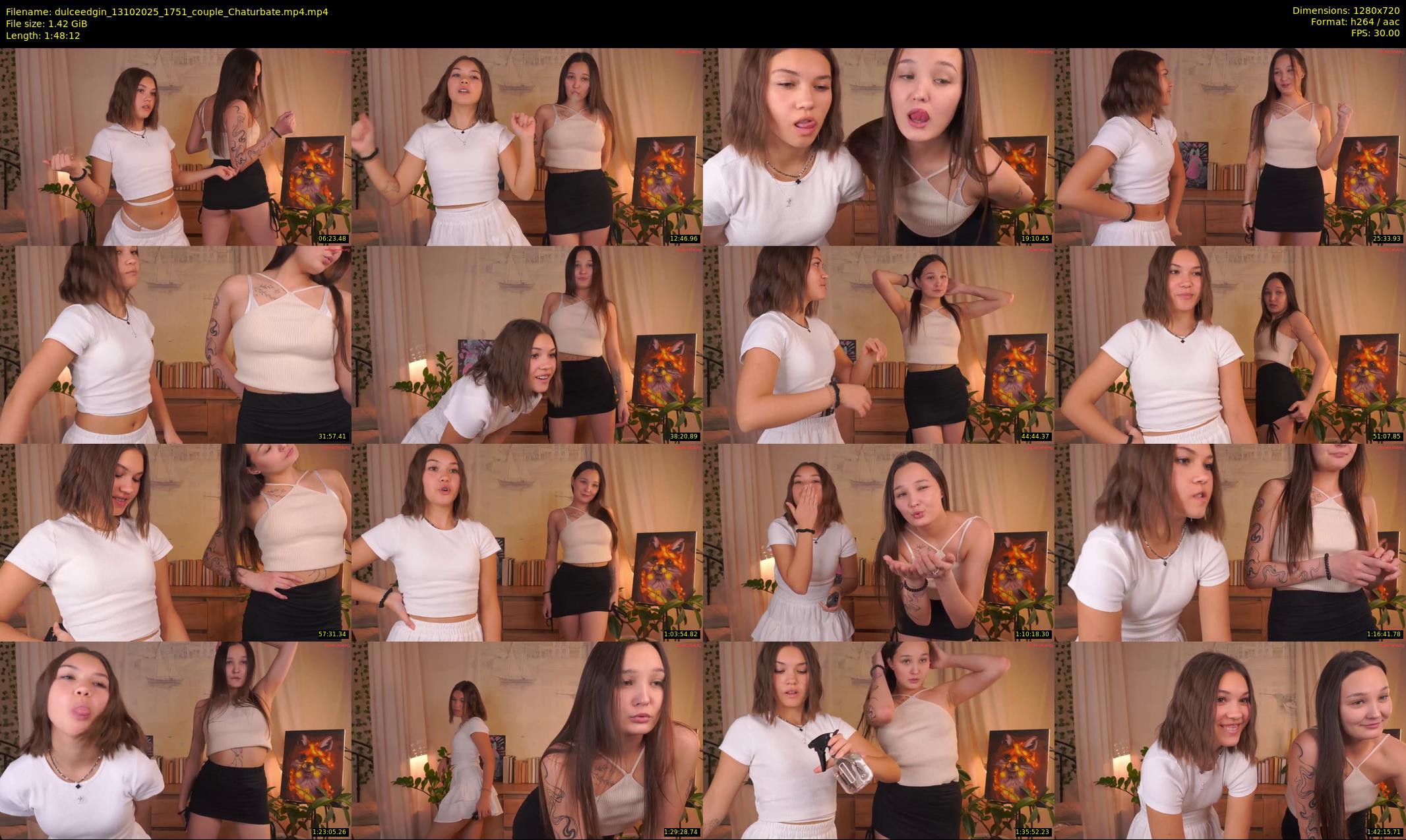 dulceedgin — 109 minute Chaturbate female cam show recording, 720p, Oct 13, 2025