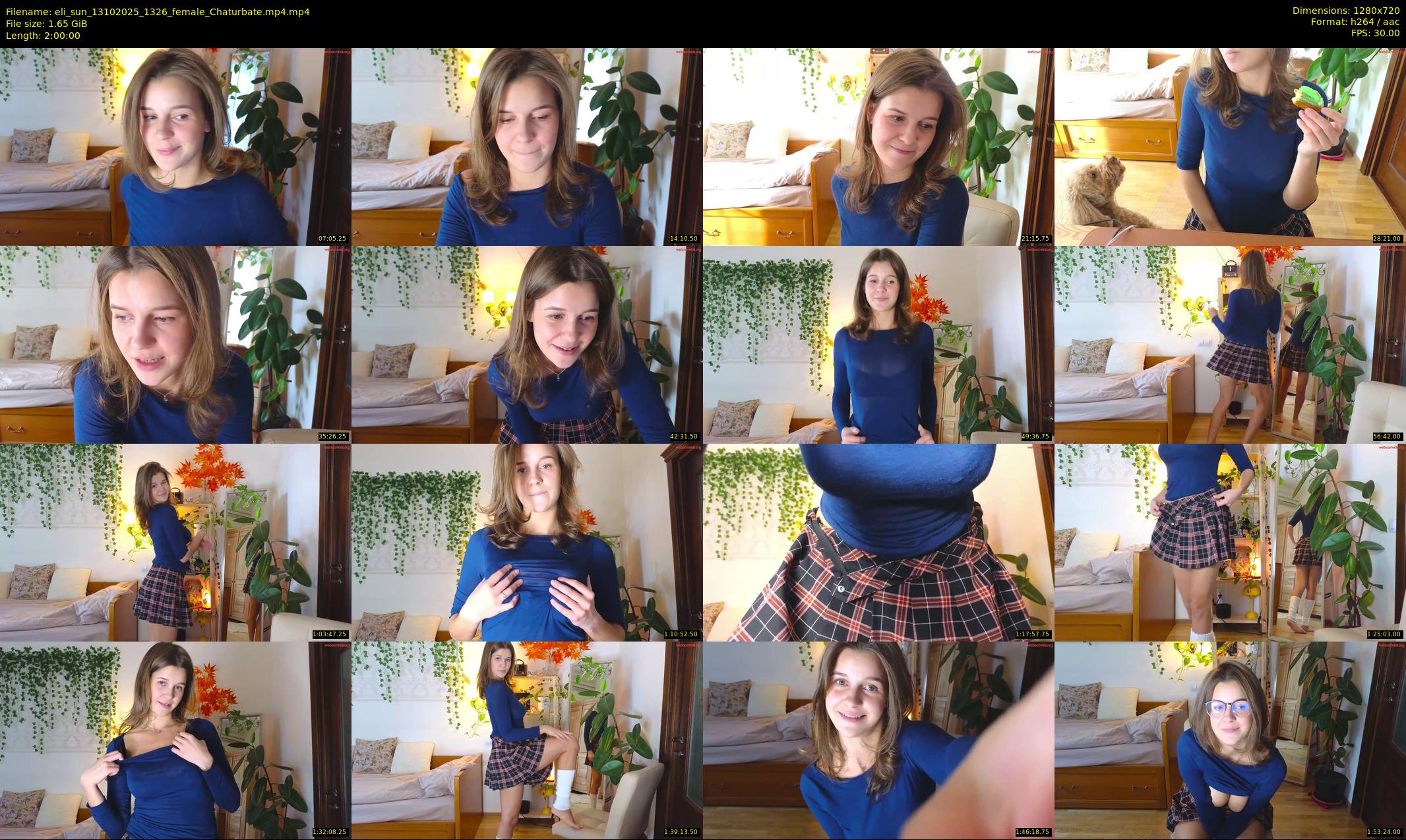 eli_sun — 120 minute Chaturbate female cam show recording, 720p, Oct 13, 2025