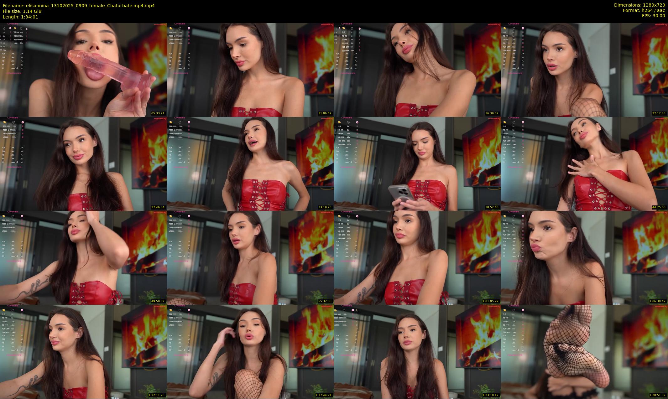 elisonnina — 95 minute Chaturbate couple cam show recording, 720p, Oct 13, 2025