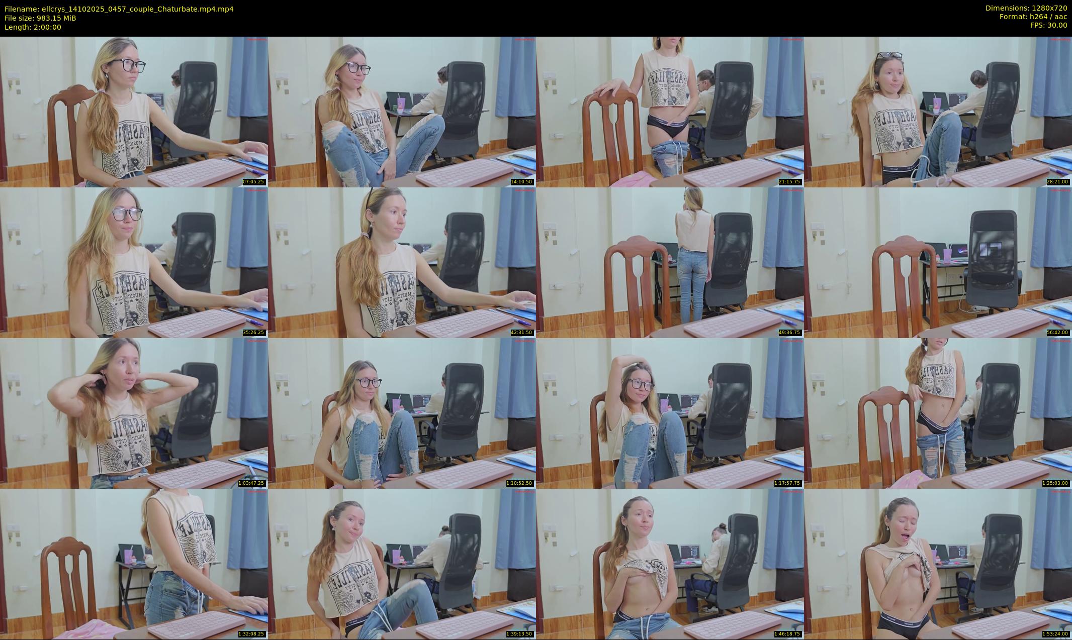 ellcrys — 120 minute Chaturbate couple cam show recording, 720p, Oct 14, 2025