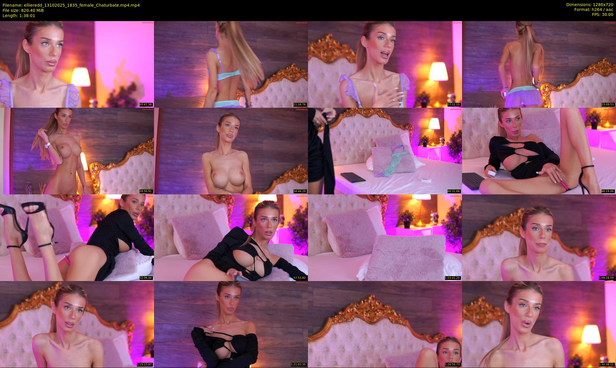 ellieredd — 99 minute Chaturbate female cam show recording, 720p, Oct 13, 2025