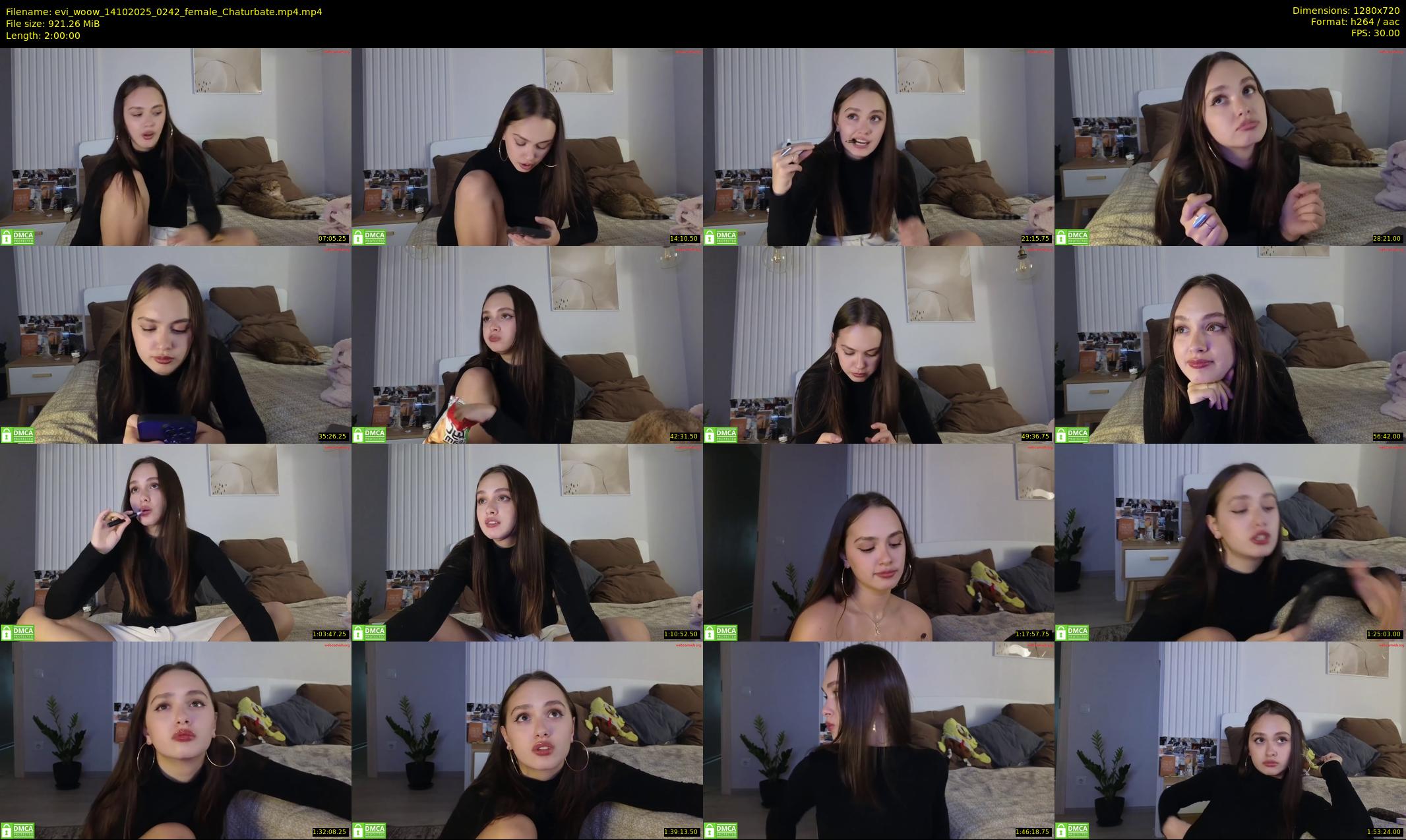 evi_woow — 120 minute Chaturbate female cam show recording, 720p, Oct 14, 2025
