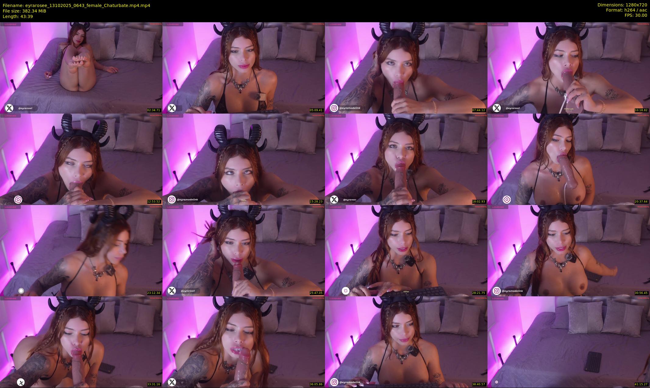 eyrarosee — 44 minute Chaturbate female cam show recording, 720p, Oct 13, 2025