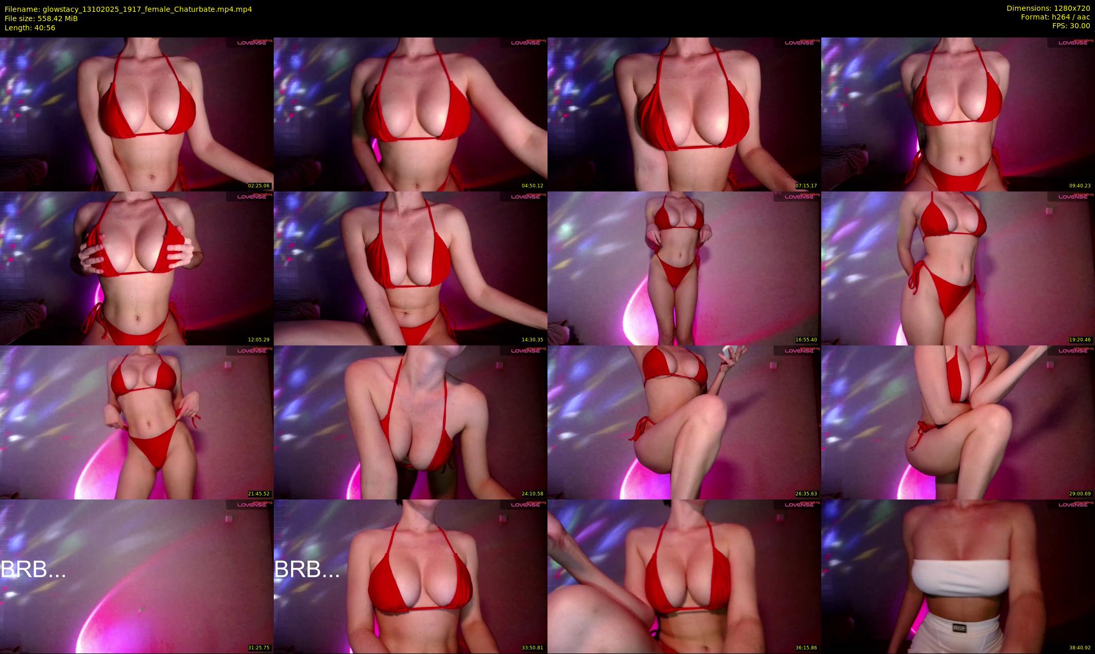 glowstacy — 41 minute Chaturbate female cam show recording, 720p, Oct 13, 2025