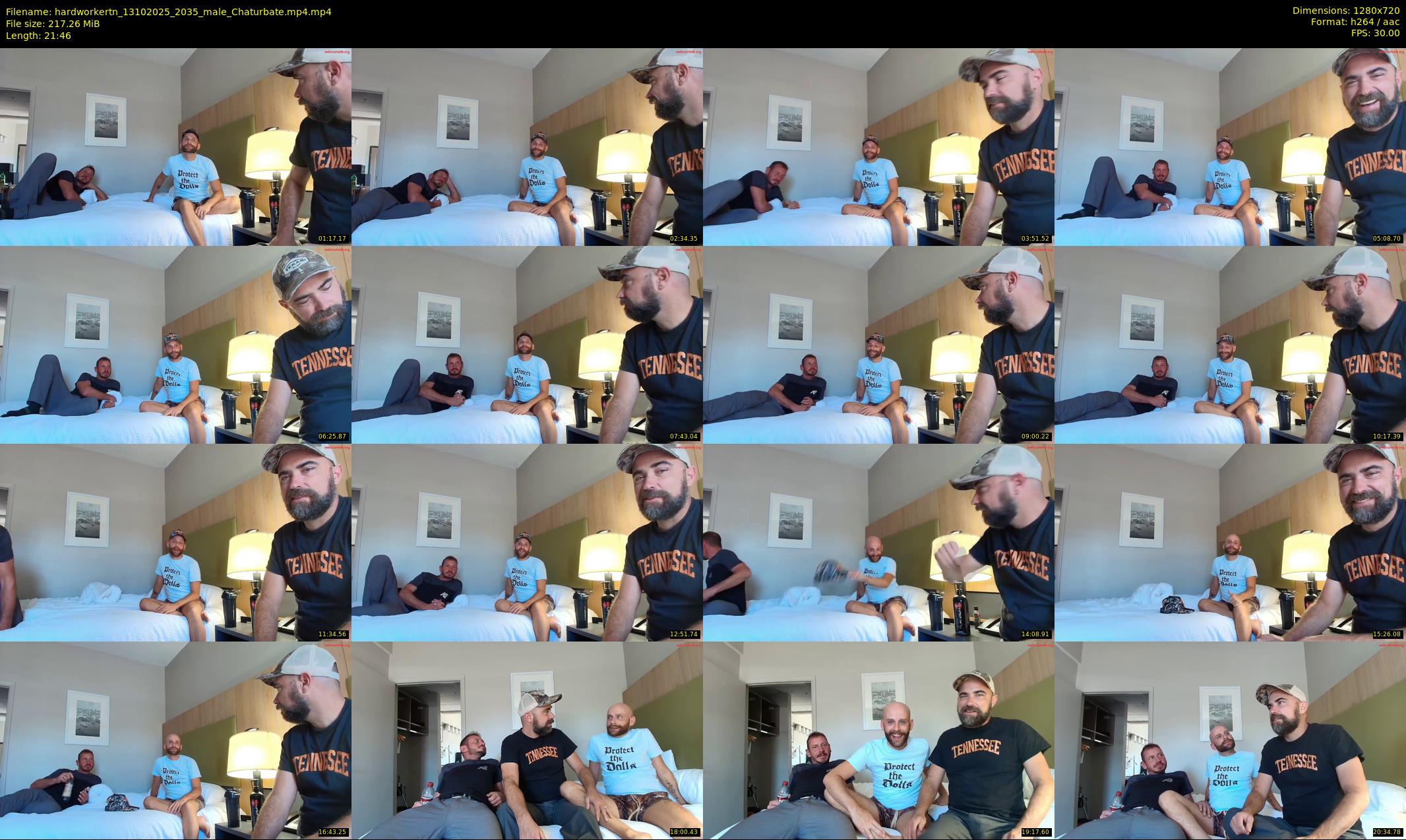 hardworkertn — 22 minute Chaturbate male cam show recording, 720p, Oct 13, 2025