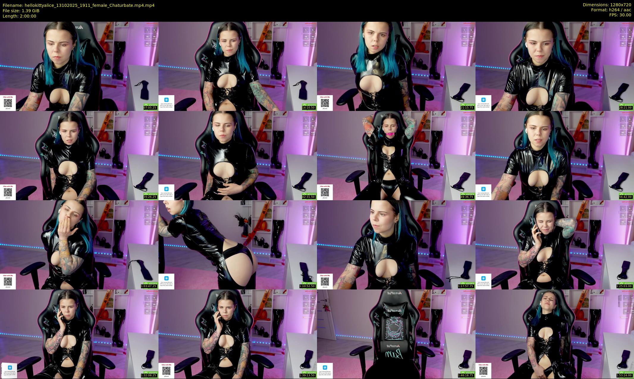hellokittyalice — 120 minute Chaturbate female cam show recording, 720p, Oct 13, 2025