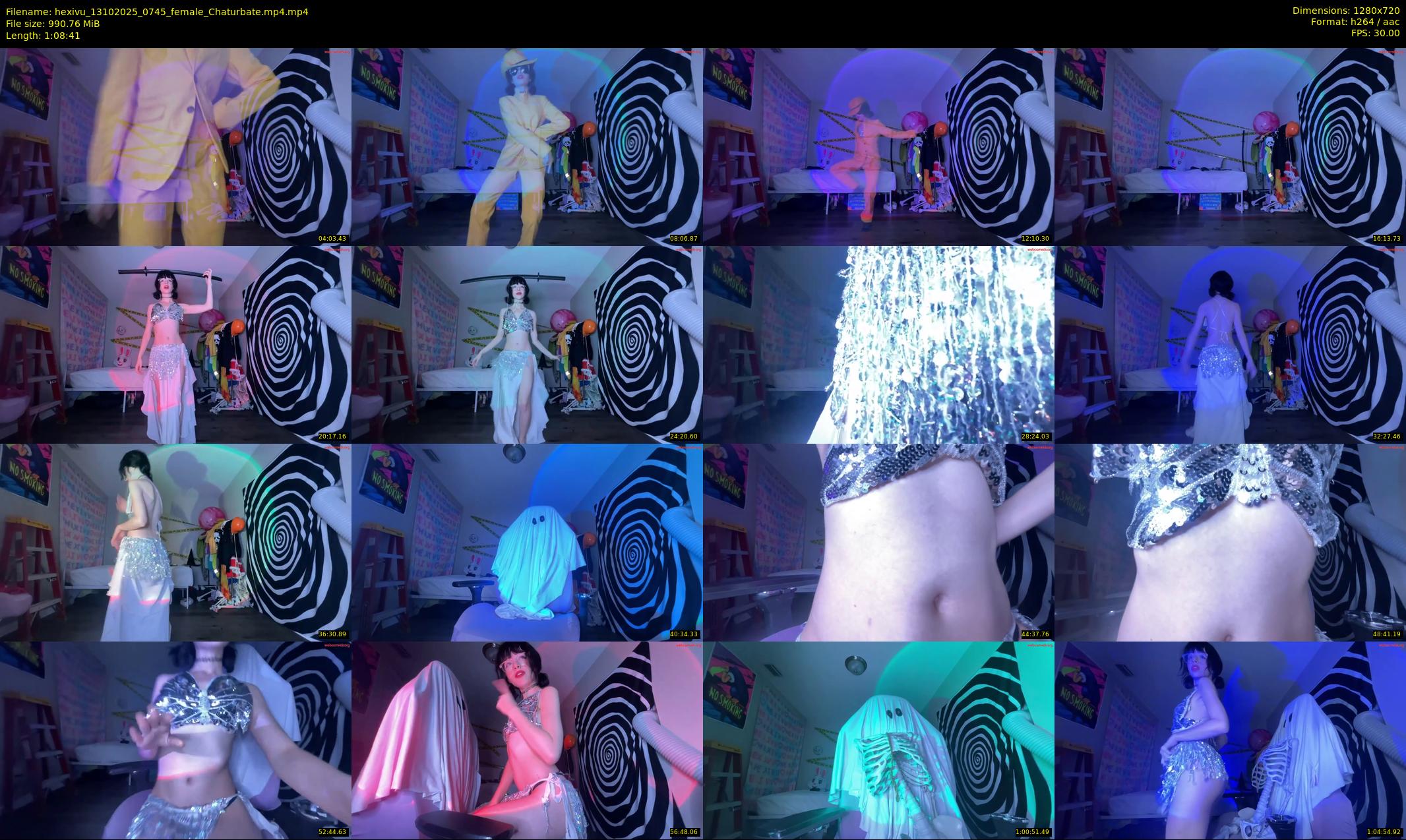 hexivu — 69 minute Chaturbate female cam show recording, 720p, Oct 13, 2025