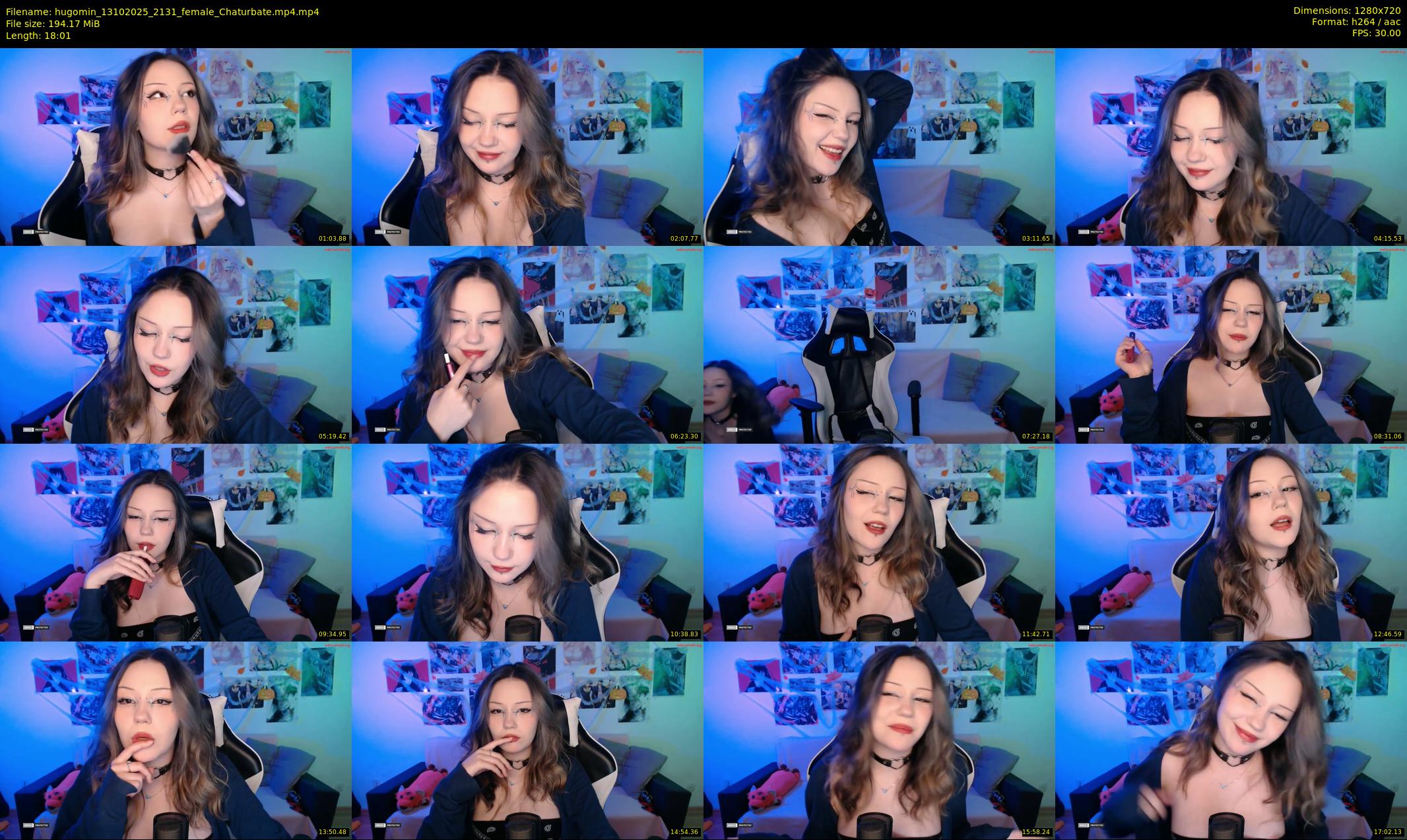 hugomin — 19 minute Chaturbate female cam show recording, 720p, Oct 13, 2025