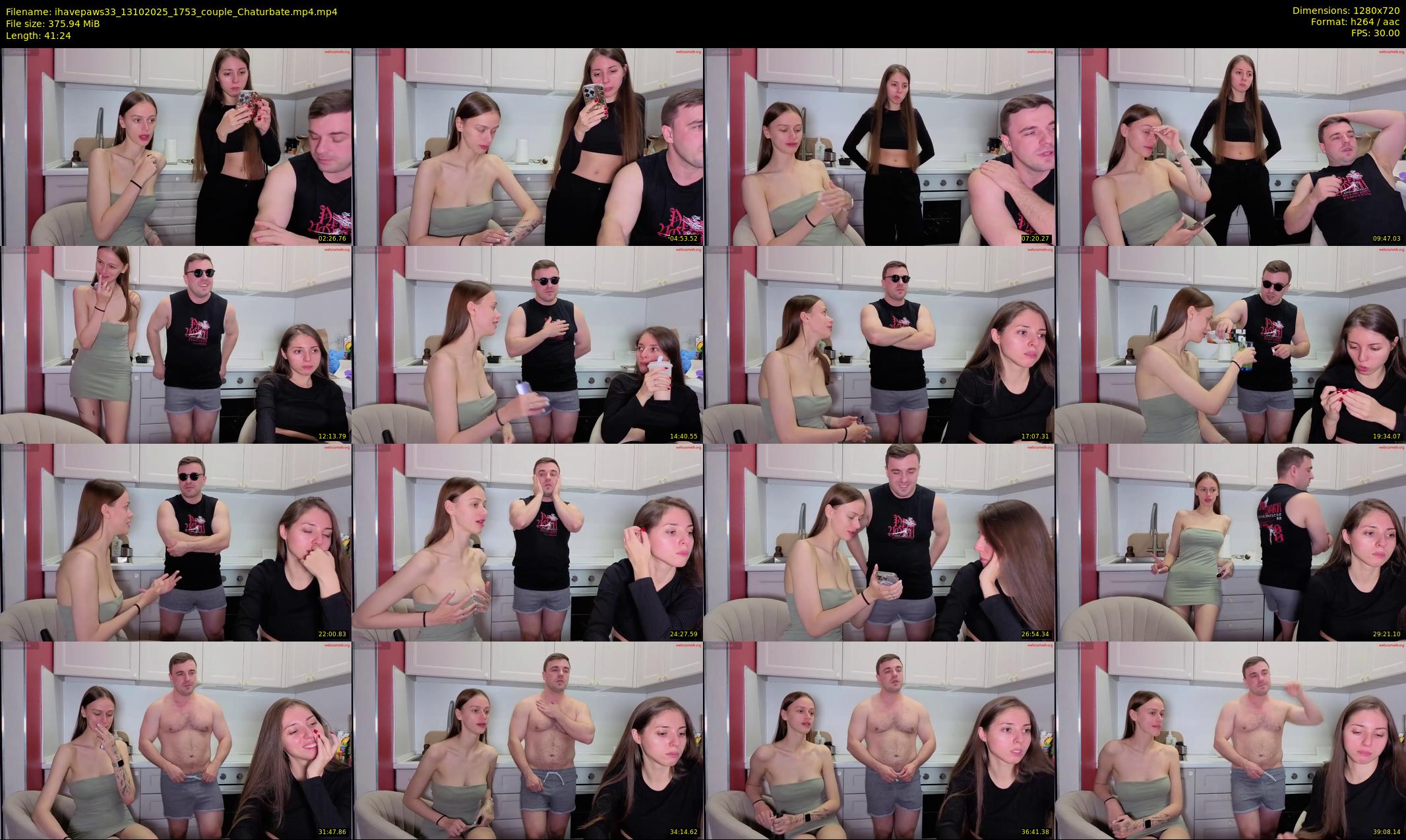 ihavepaws33 — 42 minute Chaturbate couple cam show recording, 720p, Oct 13, 2025