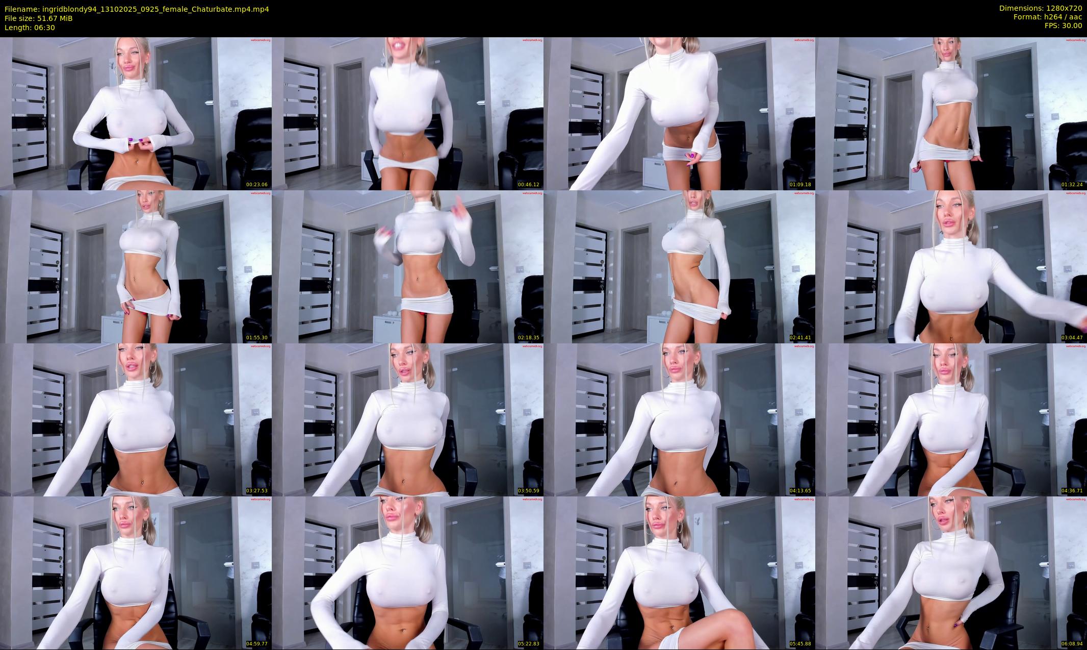 ingridblondy94 — 7 minute Chaturbate female cam show recording, 720p, Oct 13, 2025
