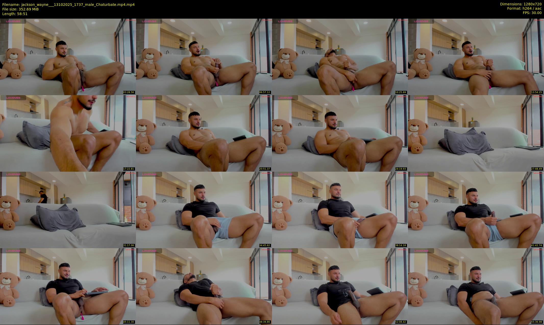 jackson_wayne__ — 59 minute Chaturbate male cam show recording, 720p, Oct 13, 2025