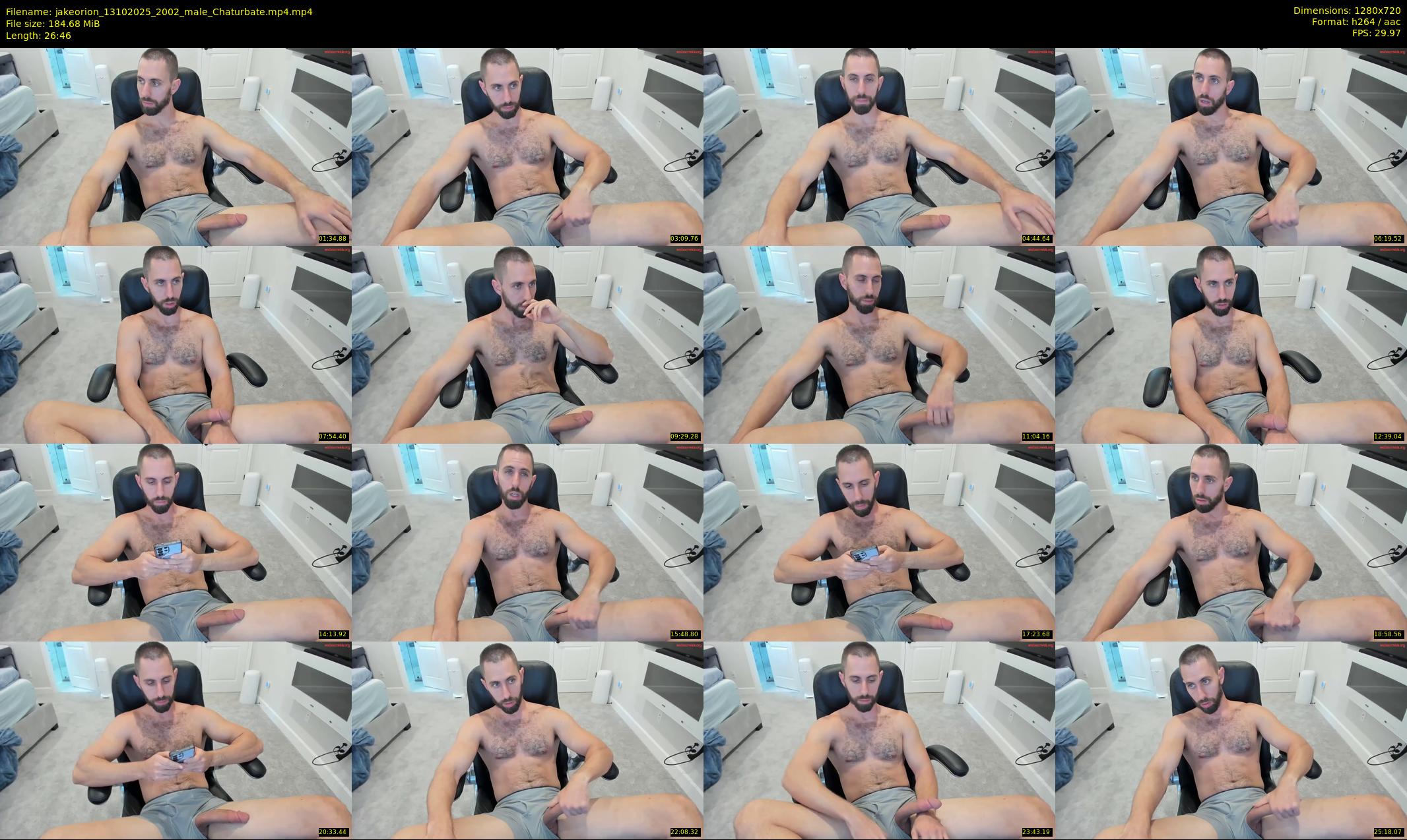 jakeorion — 27 minute Chaturbate male cam show recording, 720p, Oct 13, 2025