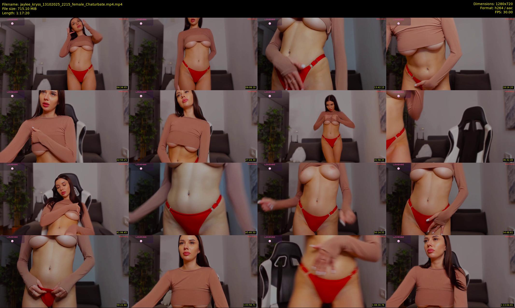 jaylee_kryss — 78 minute Chaturbate female cam show recording, 720p, Oct 13, 2025