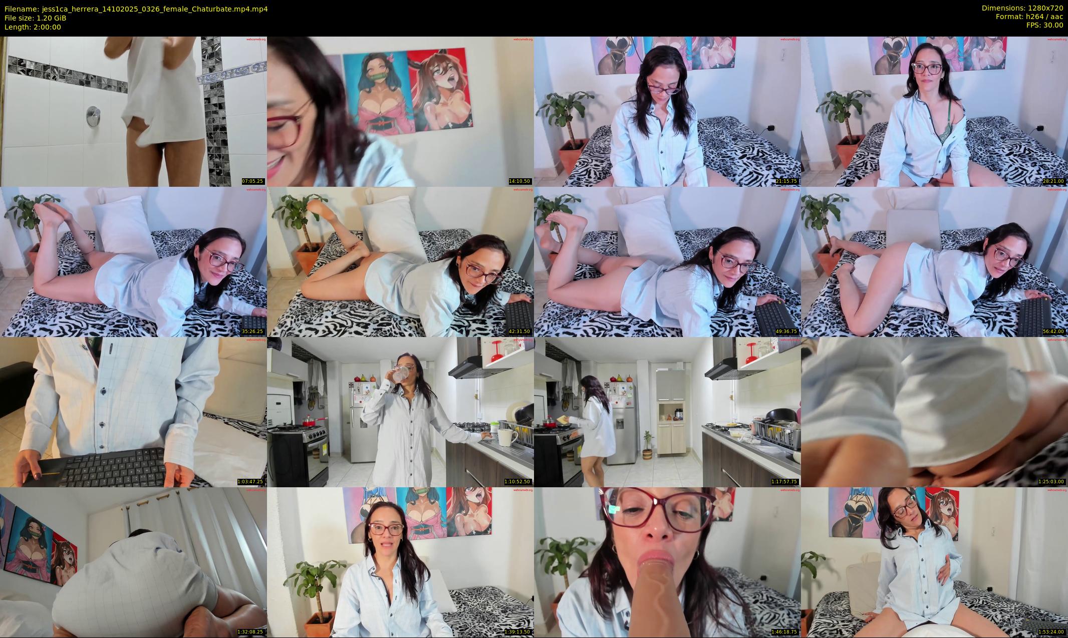jess1ca_herrera — 120 minute Chaturbate female cam show recording, 720p, Oct 14, 2025