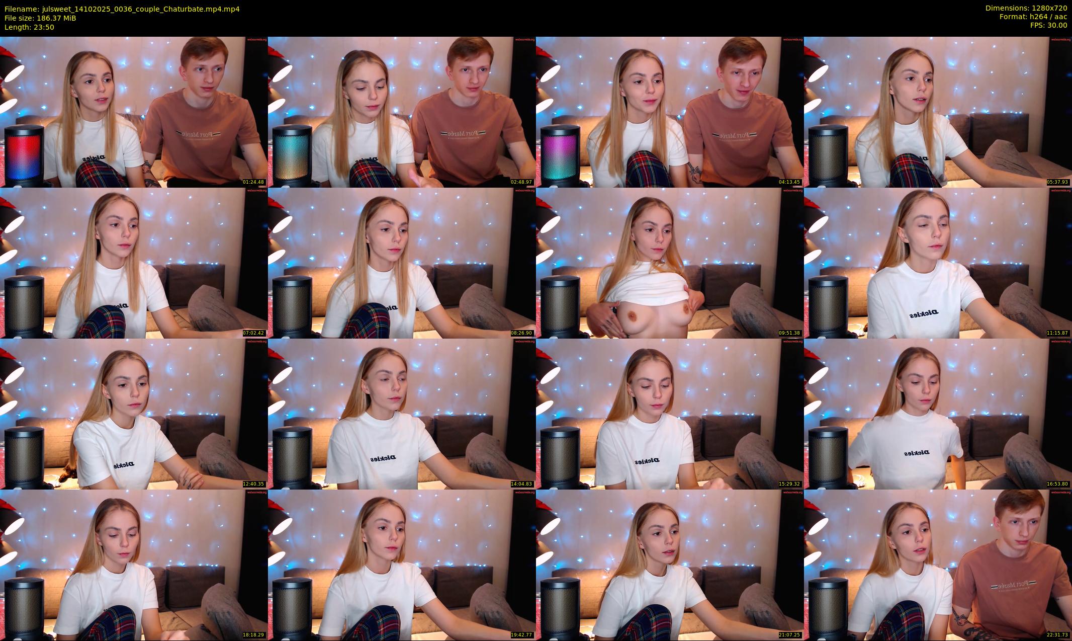julsweet — 24 minute Chaturbate male cam show recording, 720p, Oct 14, 2025