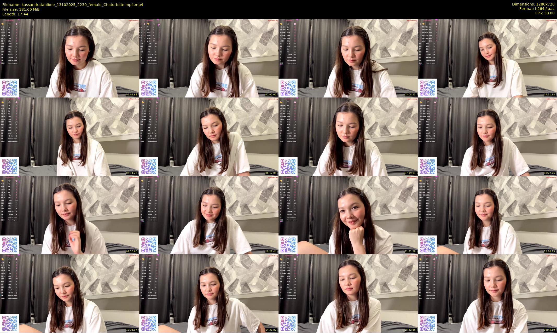kassandrataulbee — 18 minute Chaturbate female cam show recording, 720p, Oct 13, 2025