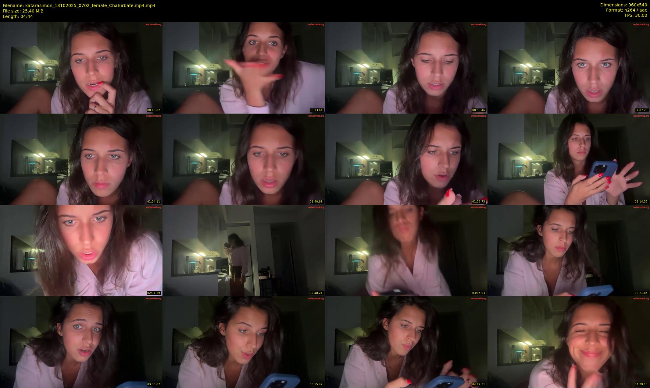 katarasimon — 5 minute Chaturbate female cam show recording, 480p, Oct 13, 2025