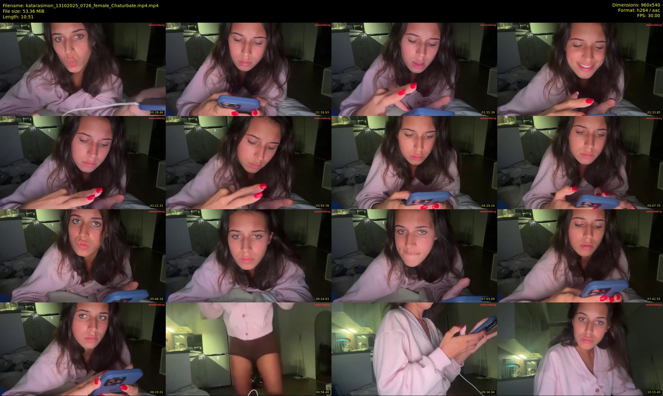 katarasimon — 11 minute Chaturbate female cam show recording, 480p, Oct 13, 2025