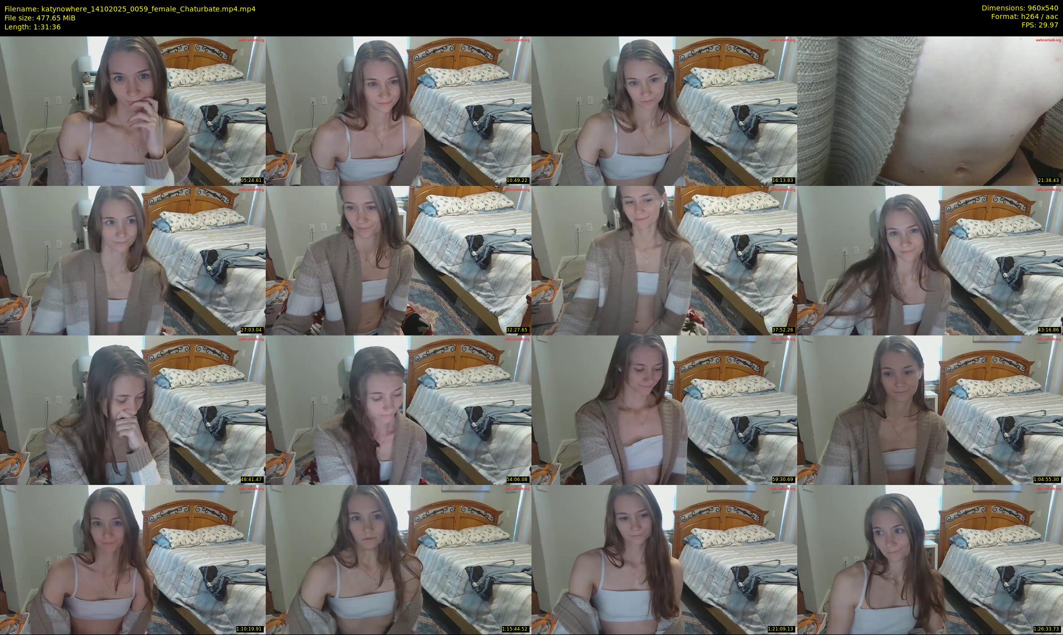 katynowhere — 92 minute Chaturbate female cam show recording, 480p, Oct 14, 2025