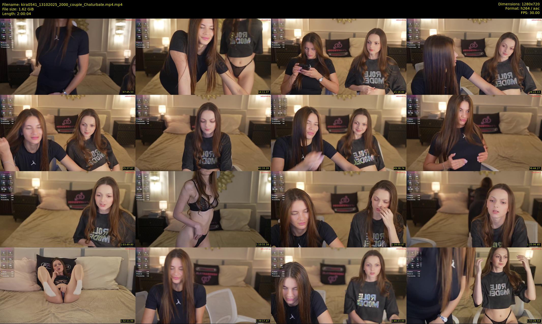 kira0541 — 121 minute Chaturbate couple cam show recording, 720p, Oct 13, 2025