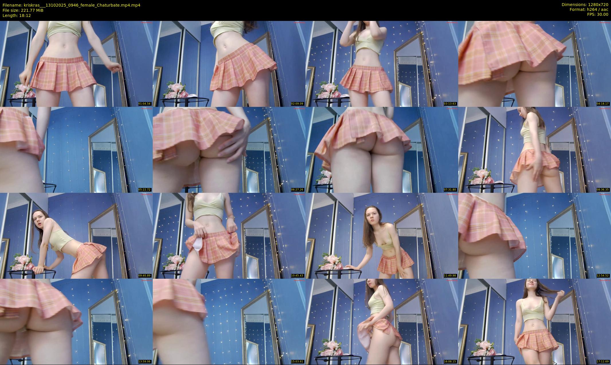 kriskras__ — 19 minute Chaturbate female cam show recording, 720p, Oct 13, 2025