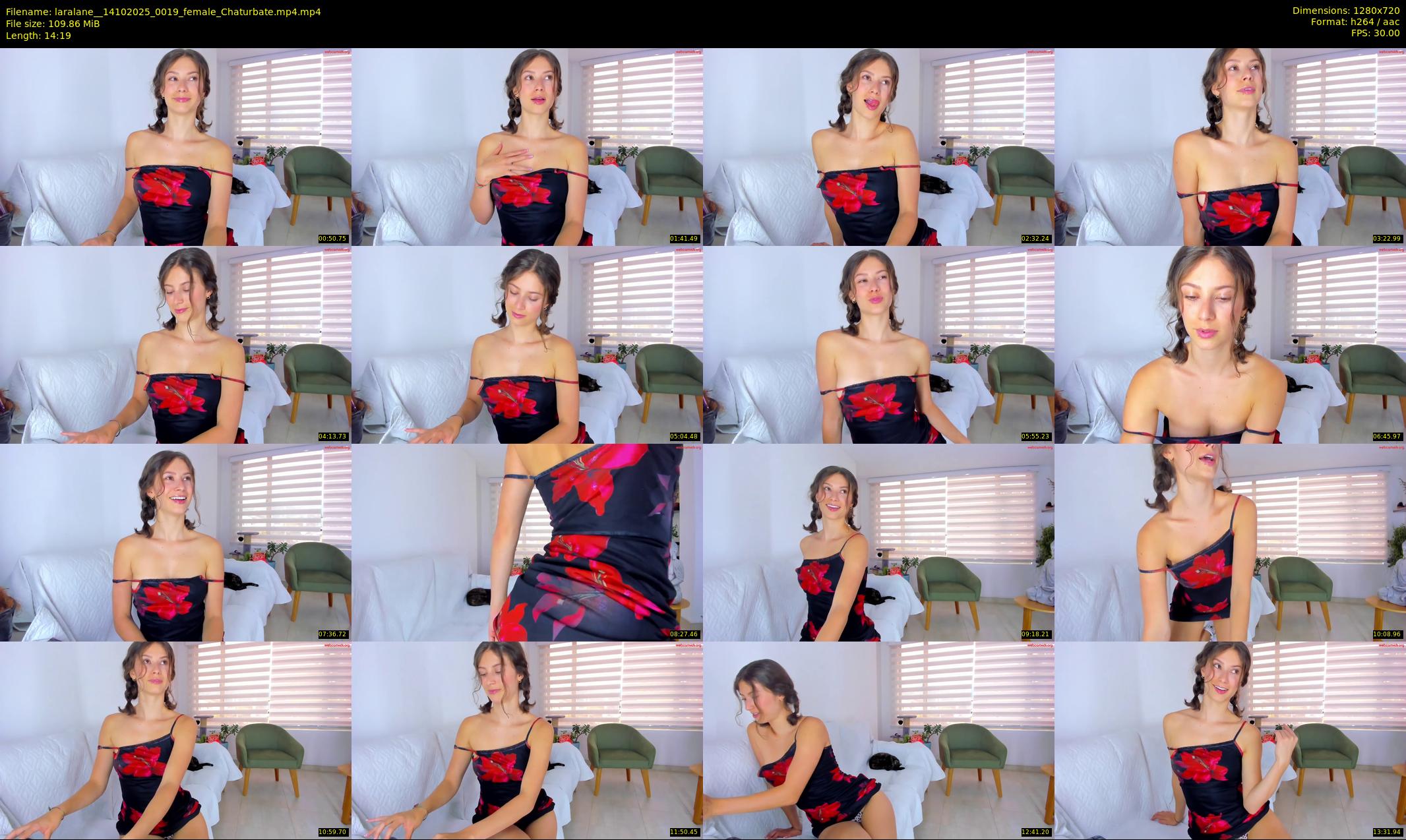 laralane_ — 15 minute Chaturbate female cam show recording, 720p, Oct 14, 2025