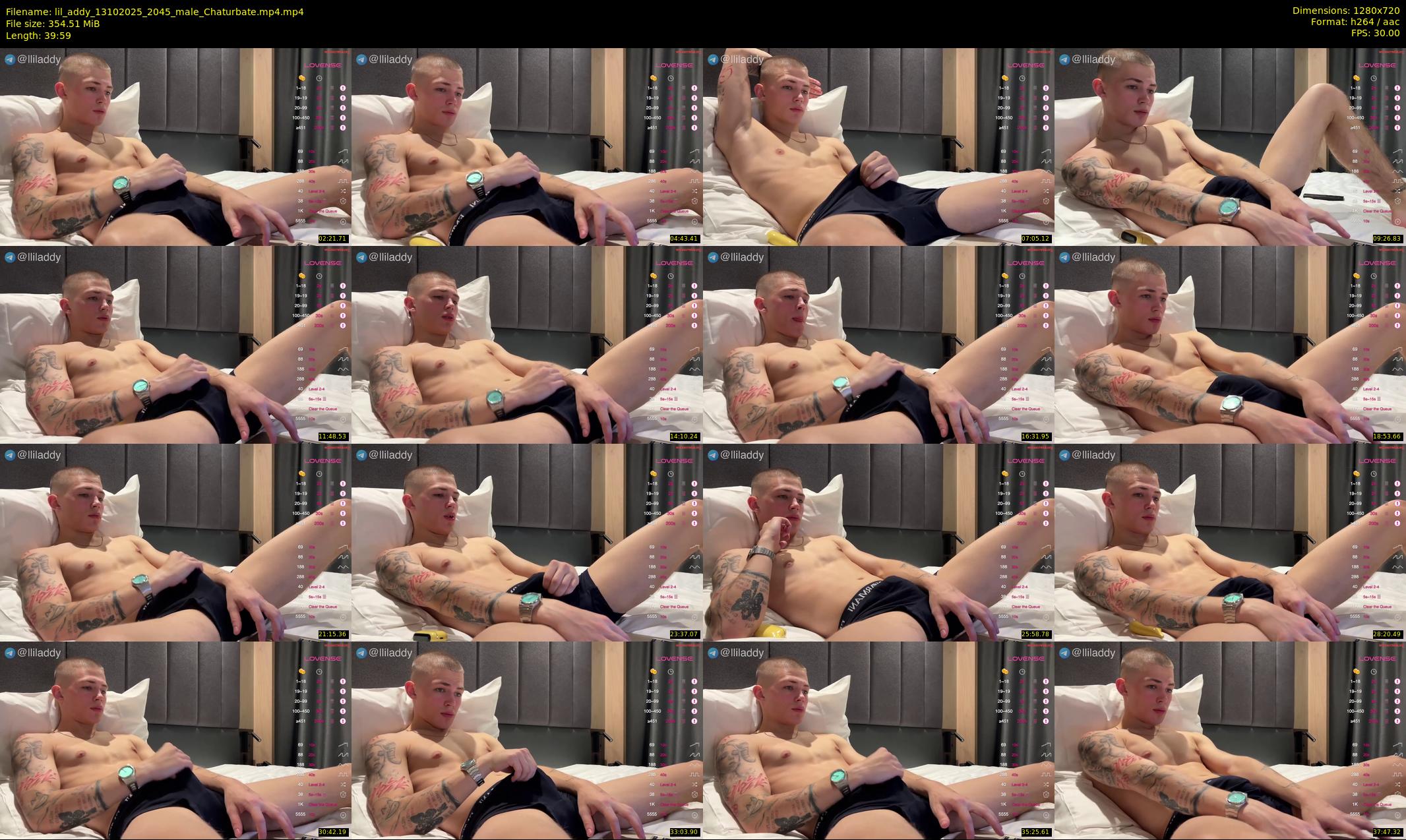 lil_addy — 40 minute Chaturbate male cam show recording, 720p, Oct 13, 2025