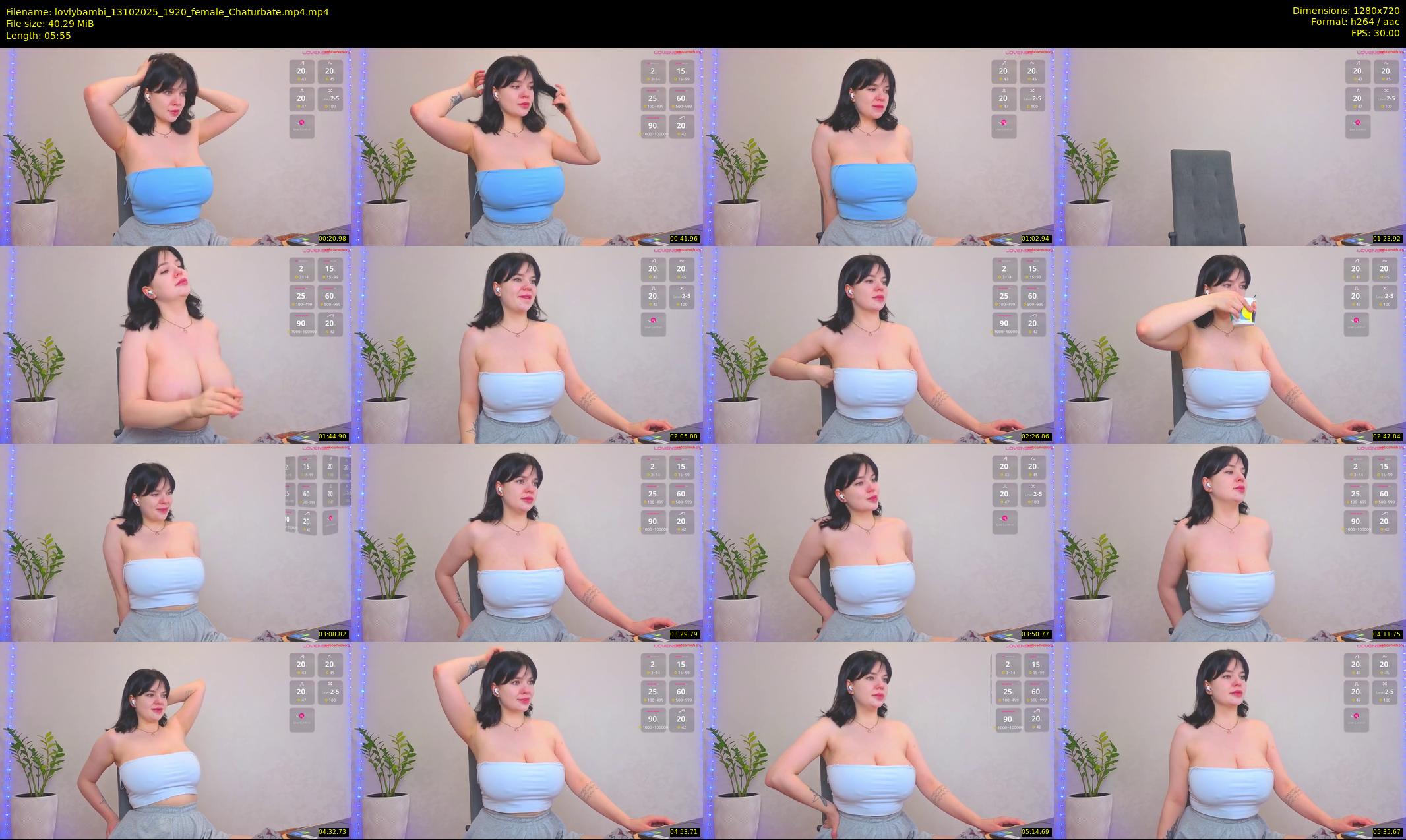 lovlybambi — 6 minute Chaturbate female cam show recording, 720p, Oct 13, 2025