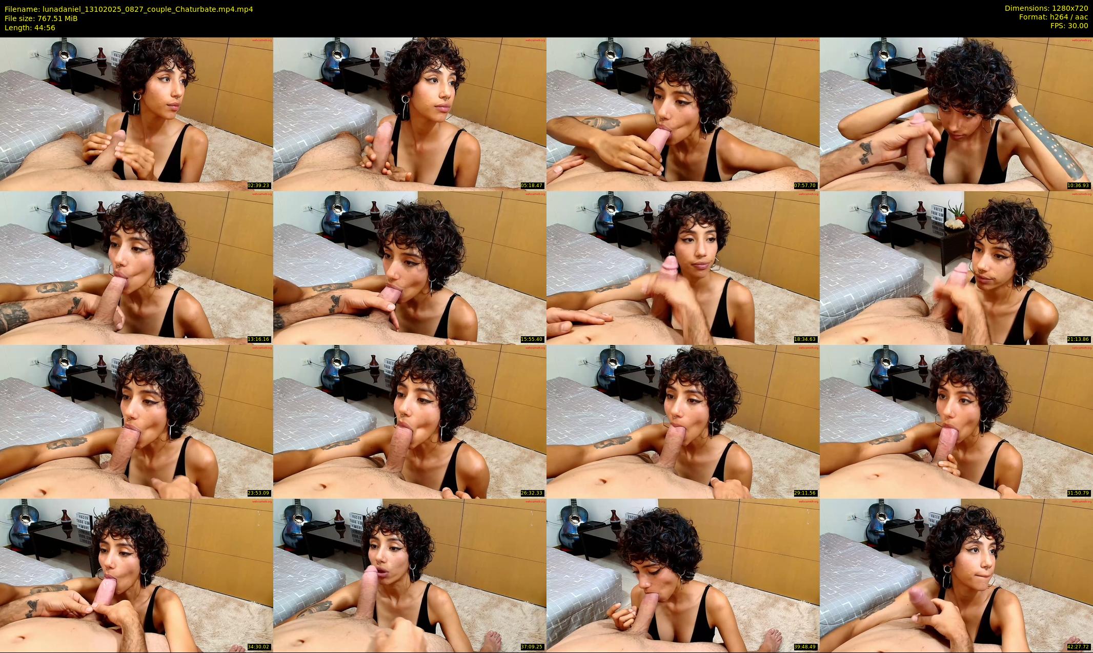 lunadaniel — 45 minute Chaturbate couple cam show recording, 720p, Oct 13, 2025