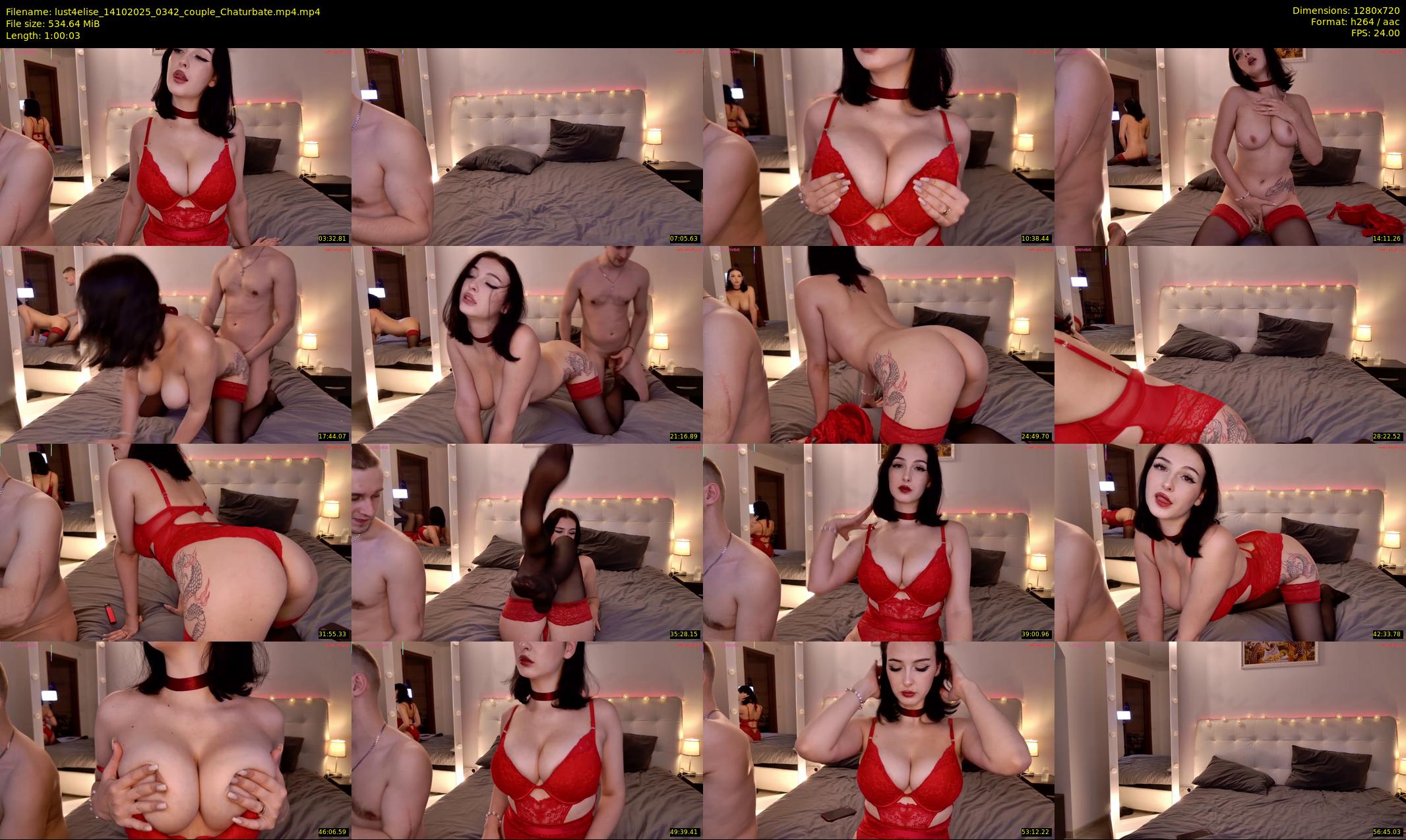 lust4elise — 61 minute Chaturbate couple cam show recording, 720p, Oct 14, 2025