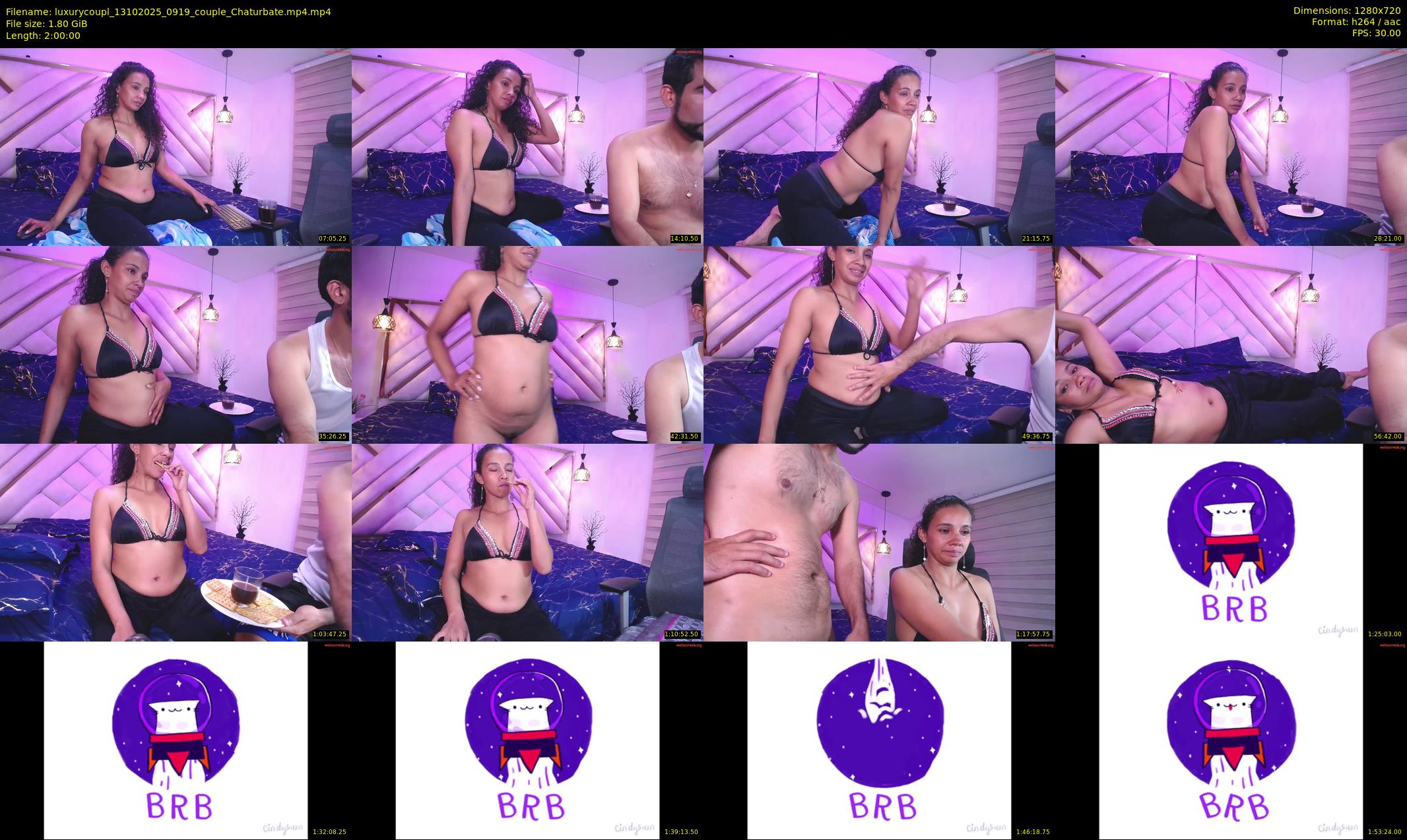 luxurycoupl — 120 minute Chaturbate couple cam show recording, 720p, Oct 13, 2025