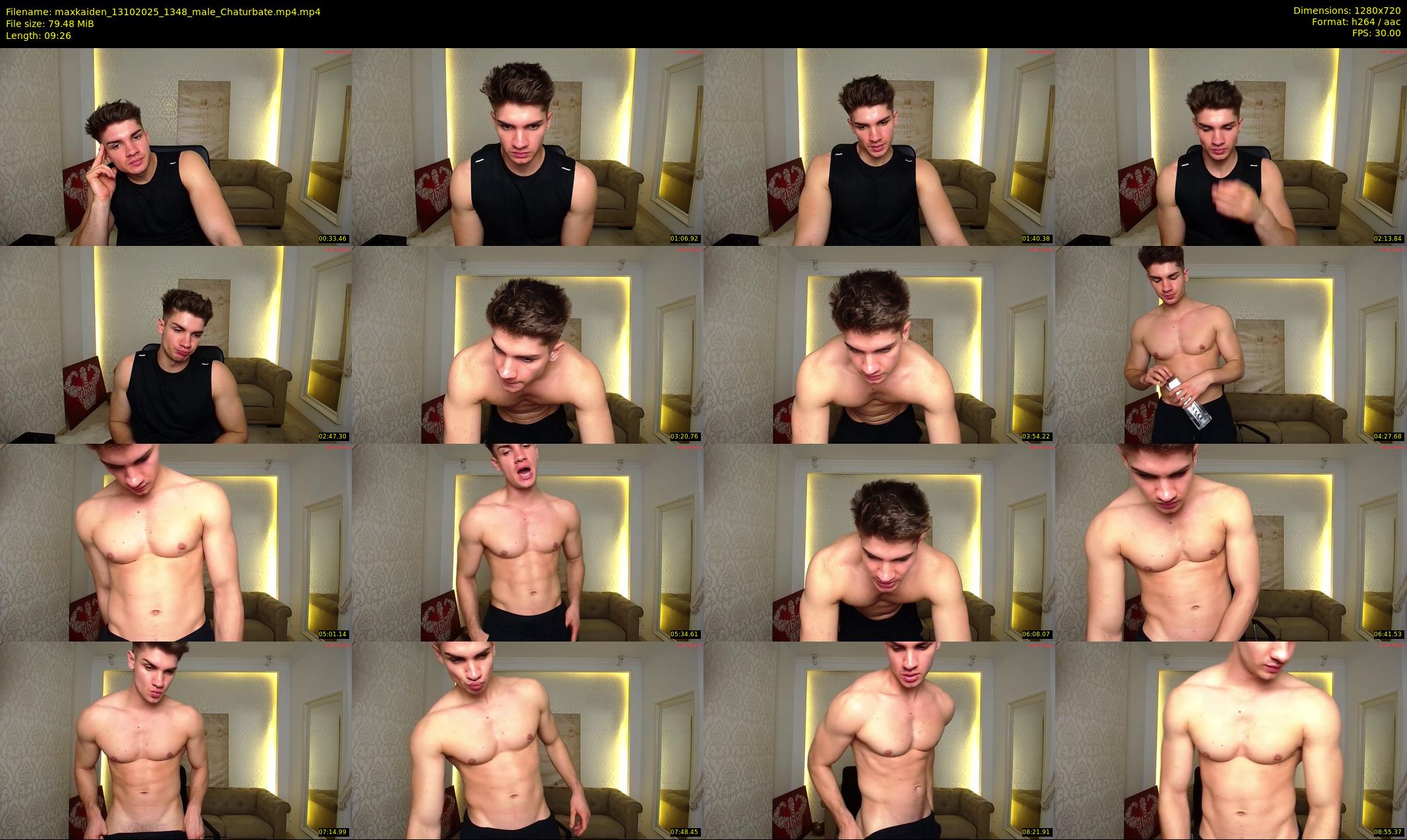 maxkaiden — 10 minute Chaturbate male cam show recording, 720p, Oct 13, 2025