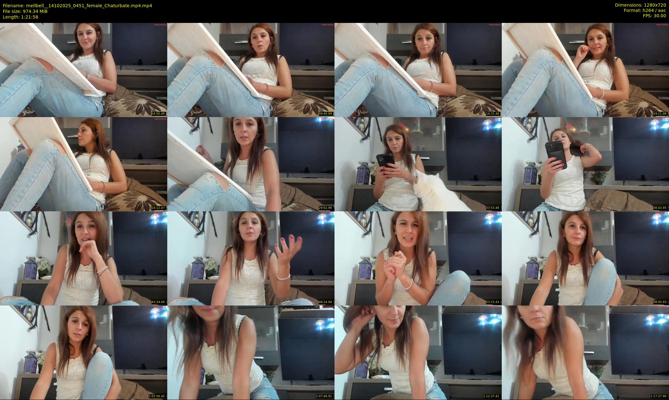 mellbell_ — 82 minute Chaturbate female cam show recording, 720p, Oct 14, 2025