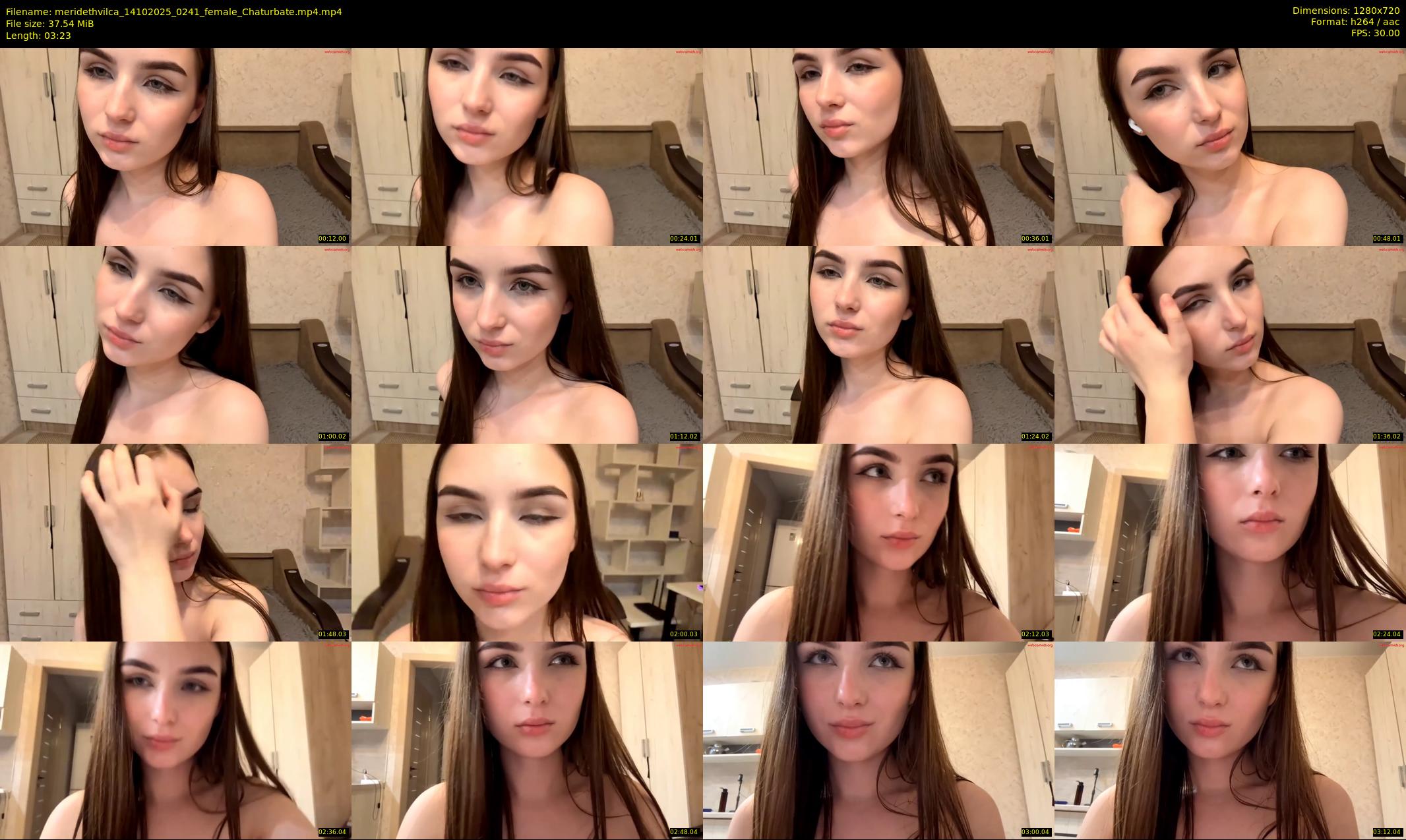 meridethvilca — 4 minute Chaturbate female cam show recording, 720p, Oct 14, 2025