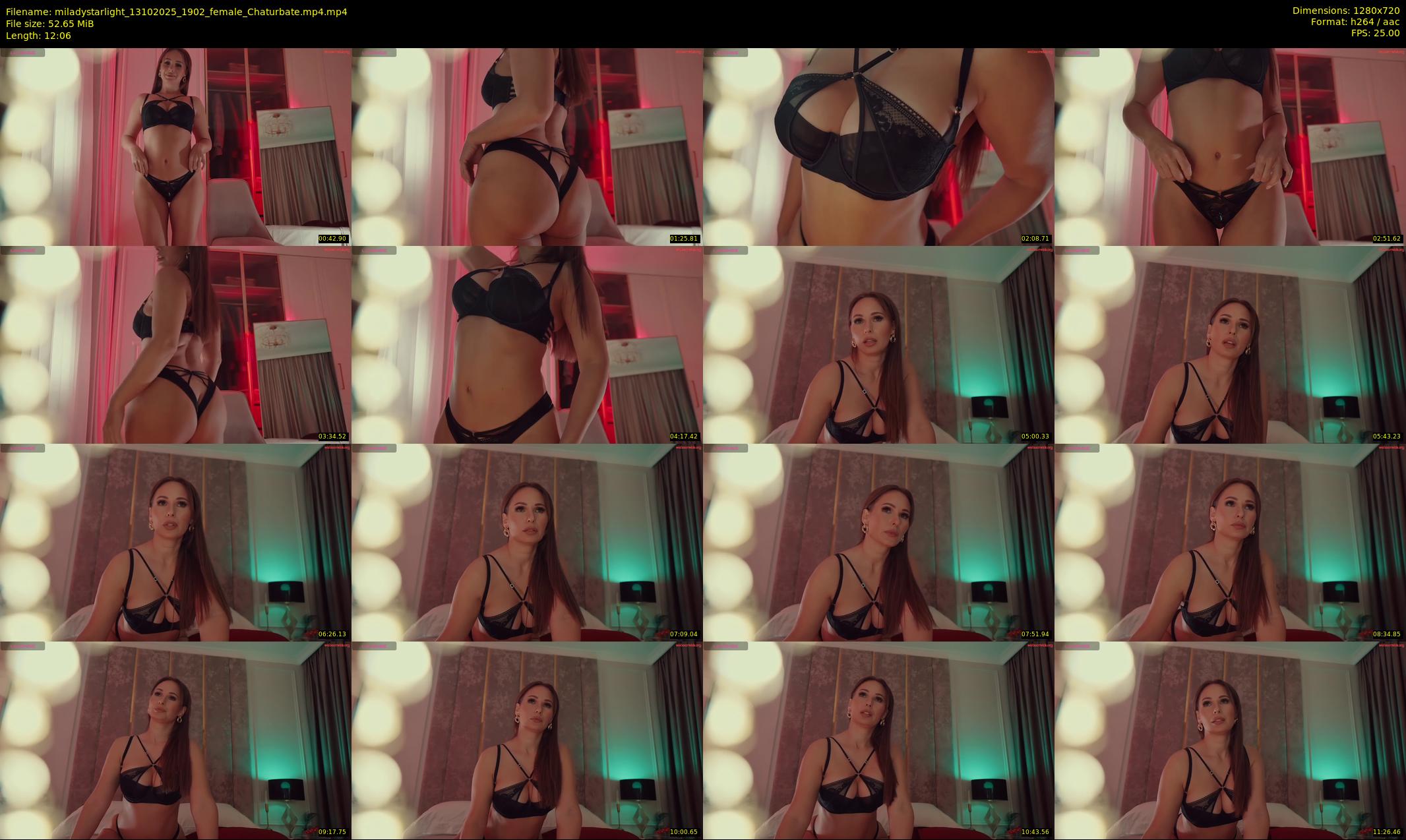 miladystarlight — 13 minute Chaturbate female cam show recording, 720p, Oct 13, 2025