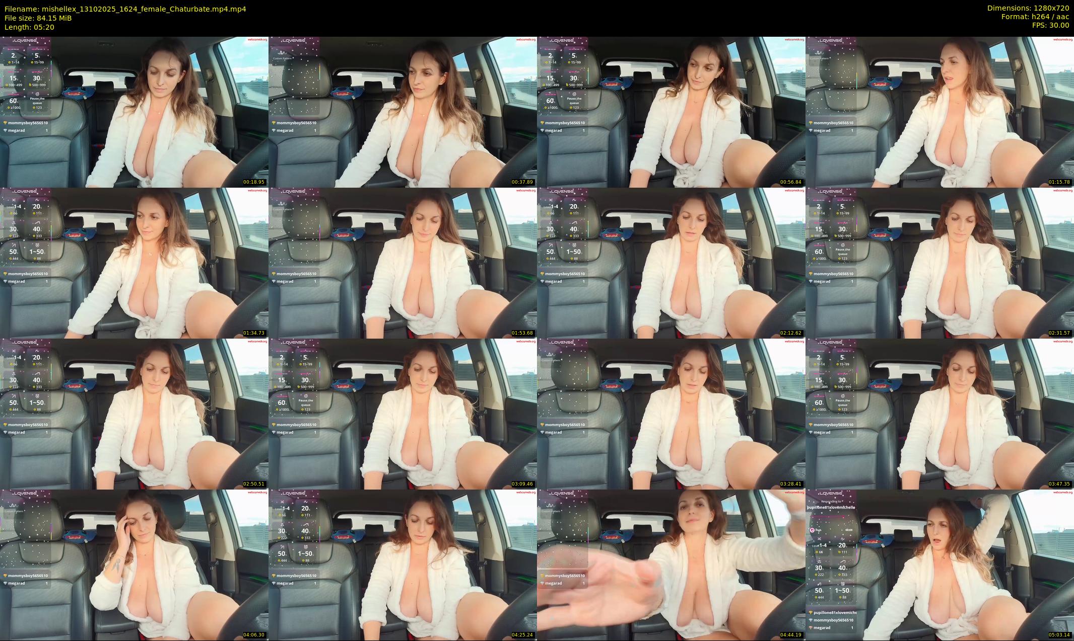 mishellex — 6 minute Chaturbate female cam show recording, 720p, Oct 13, 2025