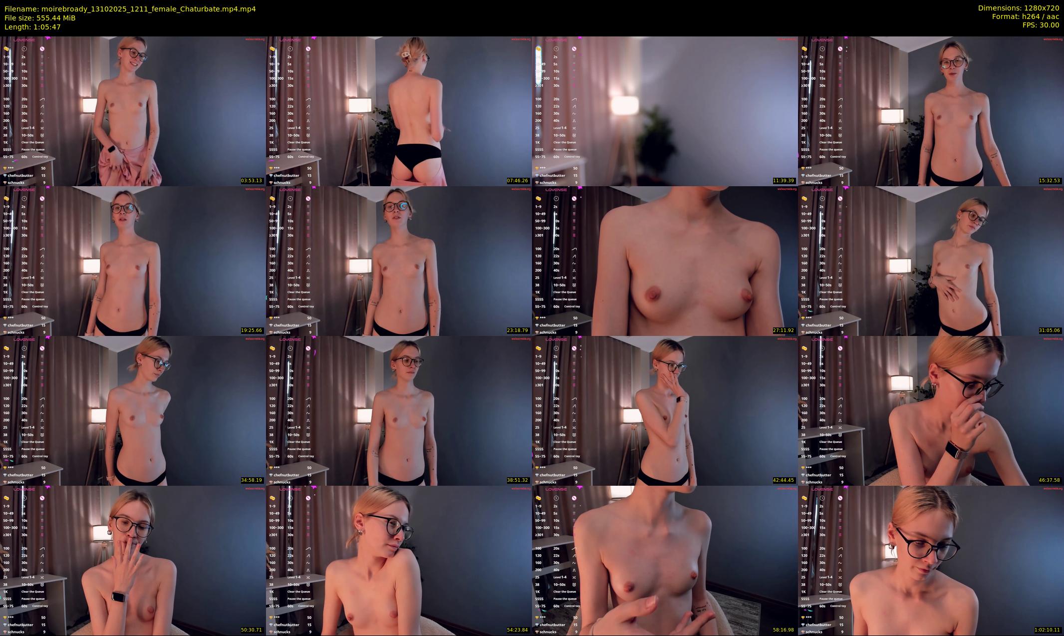 moirebroady — 66 minute Chaturbate female cam show recording, 720p, Oct 13, 2025