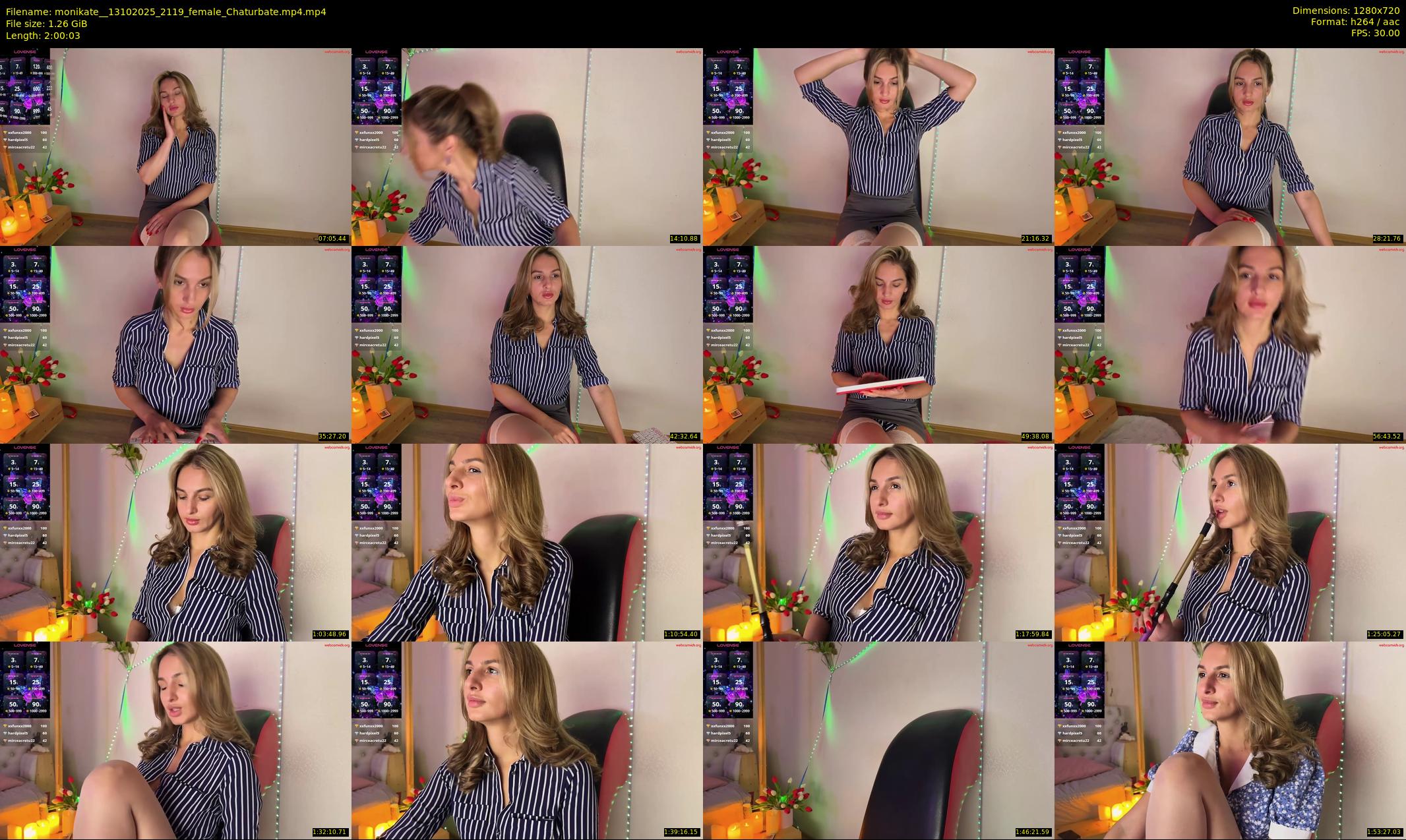 monikate_ — 121 minute Chaturbate couple cam show recording, 720p, Oct 13, 2025