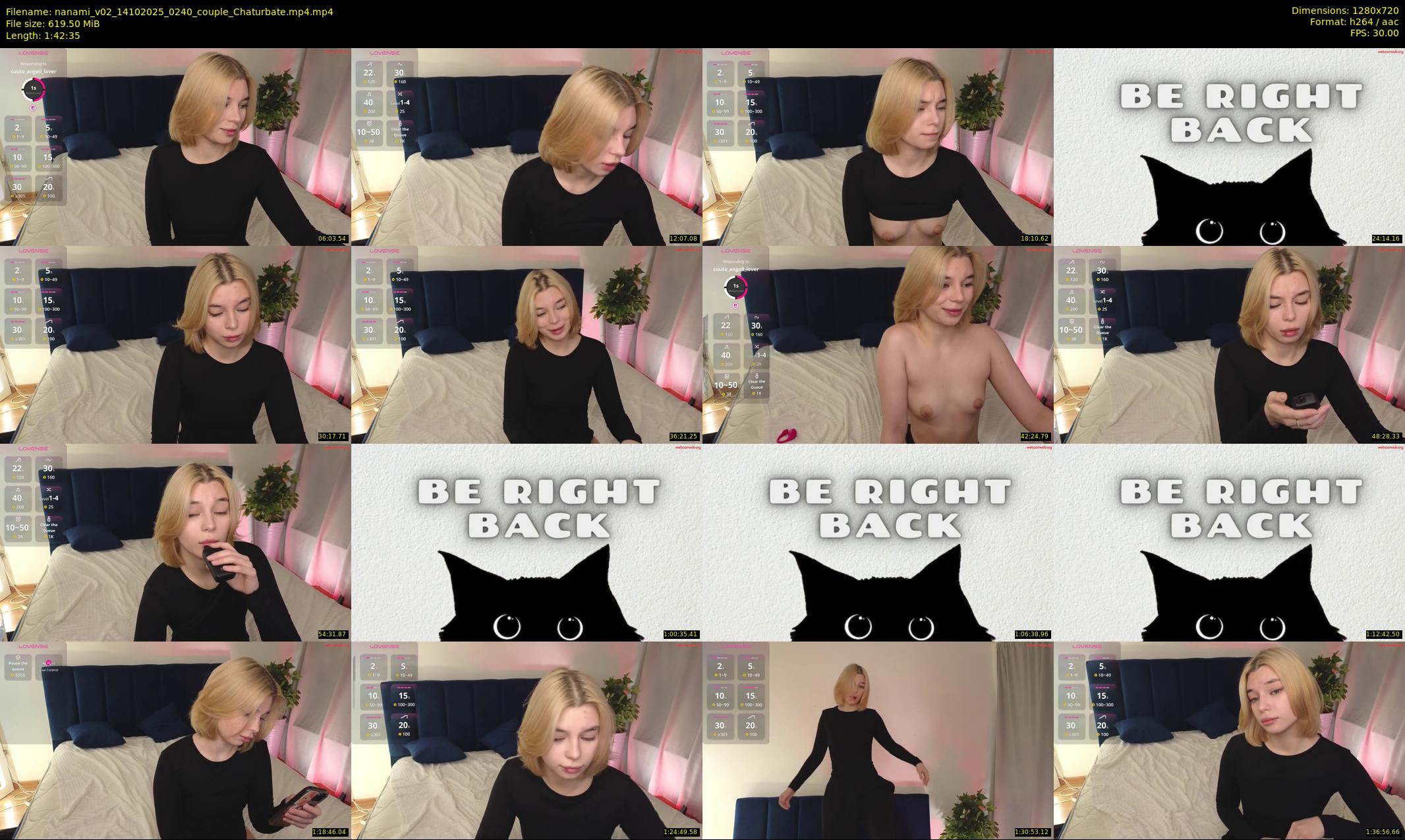 nanami_v02 — 103 minute Chaturbate couple cam show recording, 720p, Oct 14, 2025