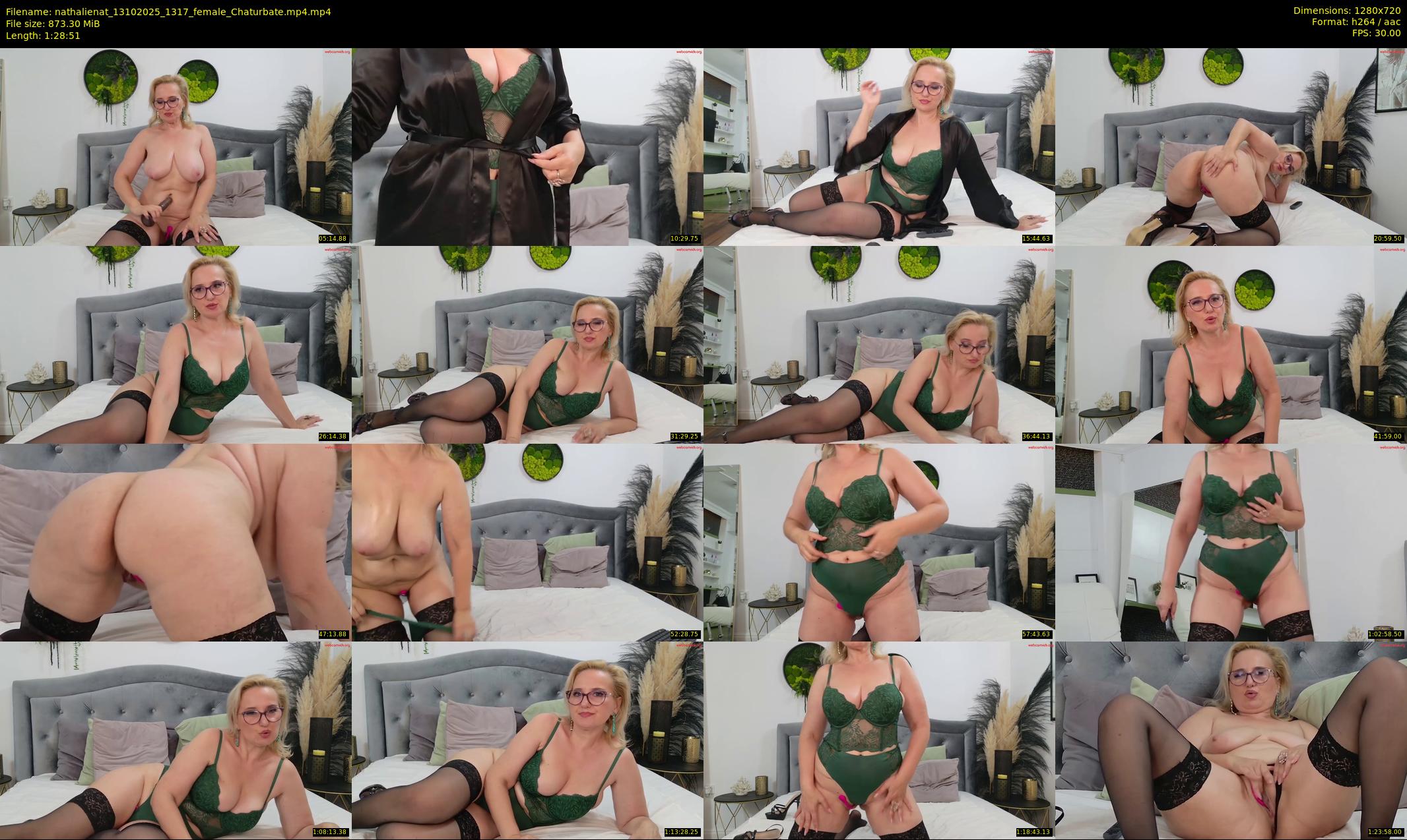 nathalienat — 89 minute Chaturbate female cam show recording, 720p, Oct 13, 2025
