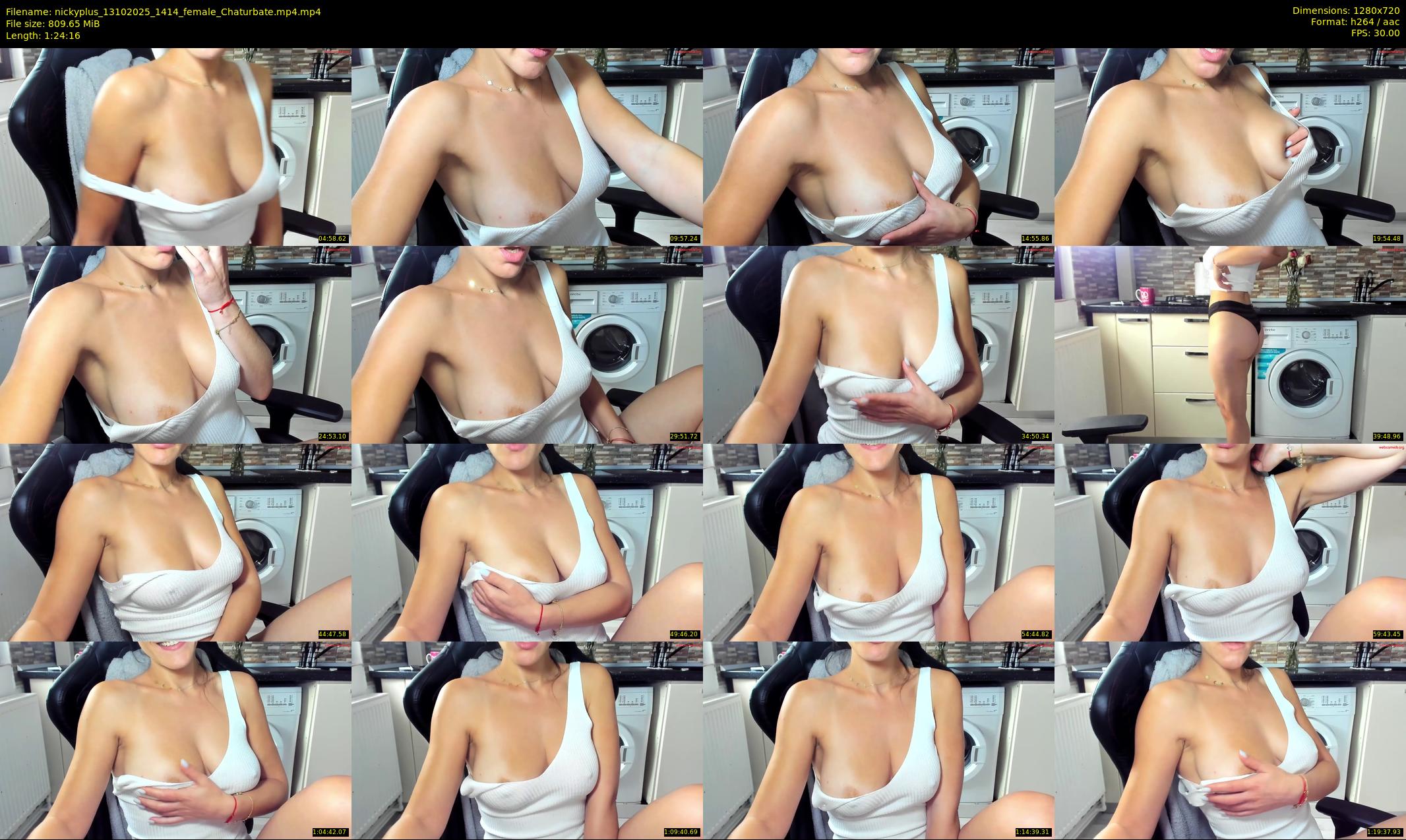 nickyplus — 85 minute Chaturbate couple cam show recording, 720p, Oct 13, 2025