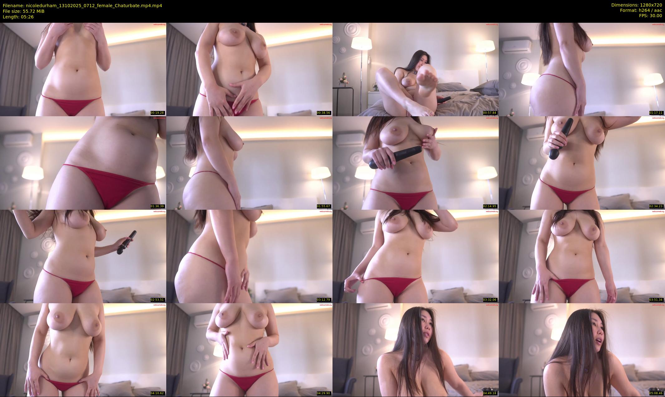 nicoledurham — 6 minute Chaturbate female cam show recording, 720p, Oct 13, 2025